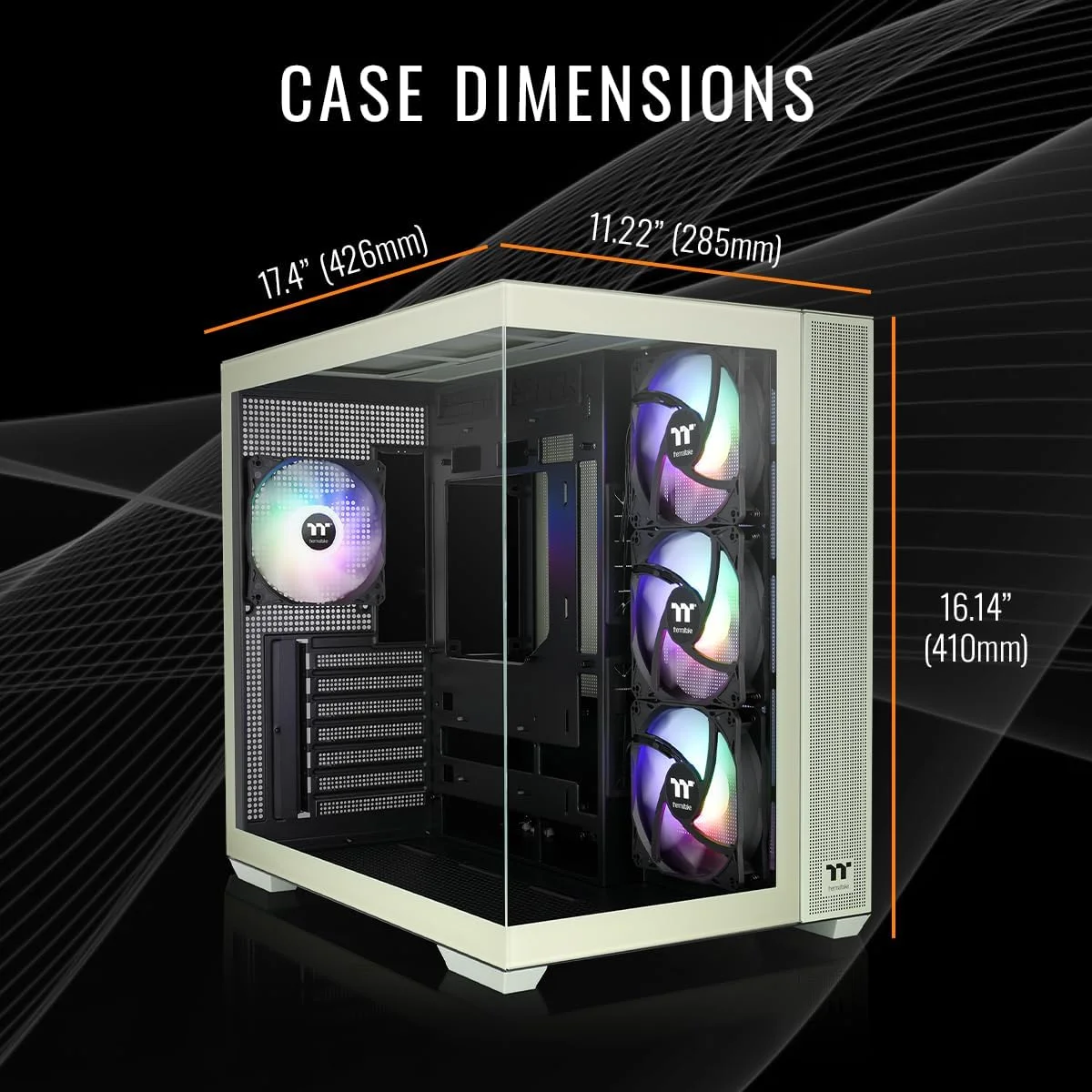 کامپیوتر گیمینگ ترمالتیک LCGS View 9770M-380 (AMD Ryzen™ 7 9700X، رم 32 گیگابایت DDR5 6000MT/s RGB ToughRam، NVIDIA® GeForce RTX™ 5070، حافظه 1 ترابایت NVMe M.2، وای فای، ویندوز 11) V38M-B85B-570-LCS کامپیوتر گیمینگ ترمالتیک LCGS View 9770M-380 (AMD Ryzen™ 7 9700X، رم 32 گیگابایت DDR5 6000MT/s RGB ToughRam، NVIDIA® GeForce RTX™ 5070، حافظه 1 ترابایت NVMe M.2، وای فای، ویندوز 11) V38M-B85B-570-LCS