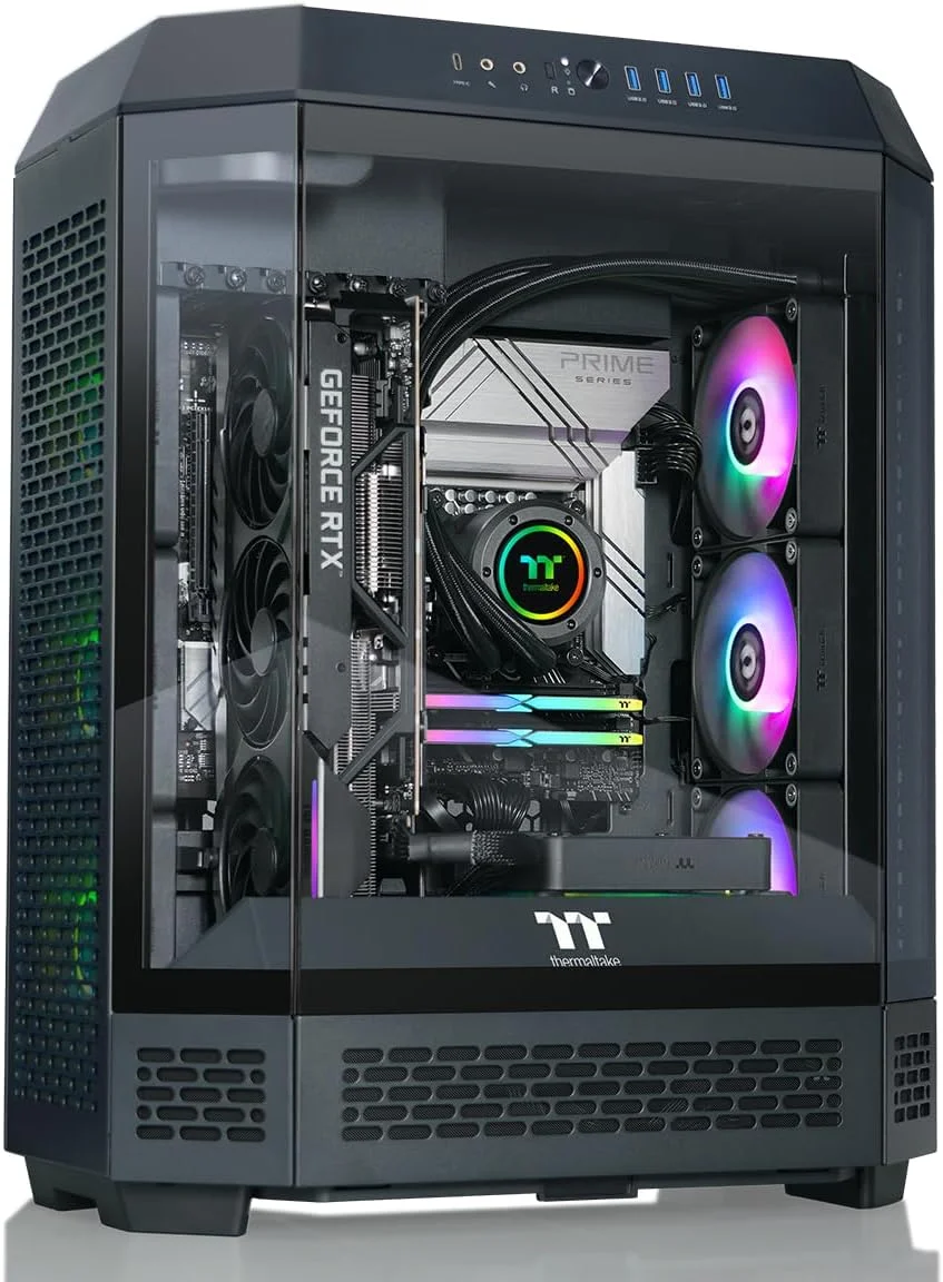 کامپیوتر رومیزی گیمینگ Thermaltake Reactor u2870T (Intel® Core™ Ultra 9 285K، حافظه ToughRam 32GB DDR5 6400MT/s RGB، NVIDIA® GeForce RTX™ 5070 Ti، 2TB NVMe M.2، WiFi، Windows 11) T6BK-Z890-57T-LCS