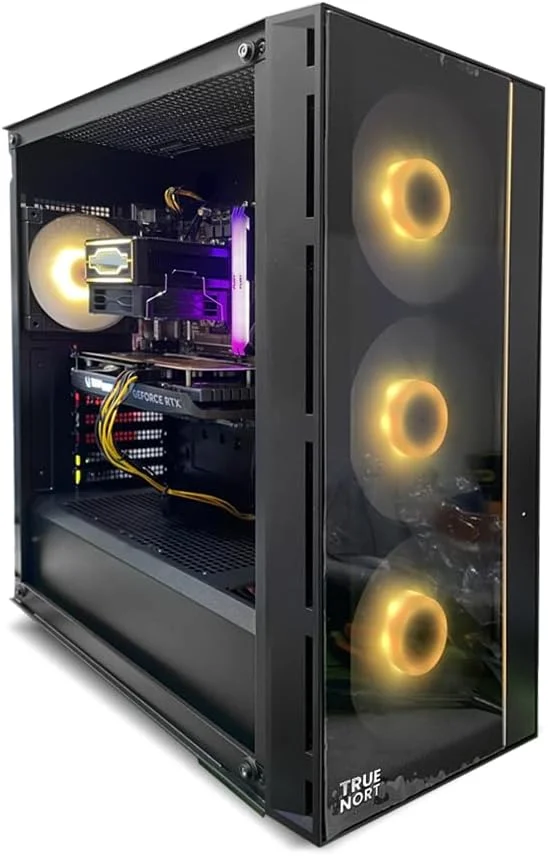 کامپیوتر گیمینگ TrueNort Fnatic، پردازنده Intel Core i7-12700F با گرافیک RTX 4060، رم 16 گیگابایتی 3200 مگاهرتز، حافظه اس اس دی 1 ترابایتی NVMe، خنک کننده بادی 120 میلی متری، ویندوز 11 پرو مشکی کامپیوتر گیمینگ TrueNort Fnatic، پردازنده Intel Core i7-12700F با گرافیک RTX 4060، رم 16 گیگابایتی 3200 مگاهرتز، حافظه اس اس دی 1 ترابایتی NVMe، خنک کننده بادی 120 میلی متری، ویندوز 11 پرو مشکی