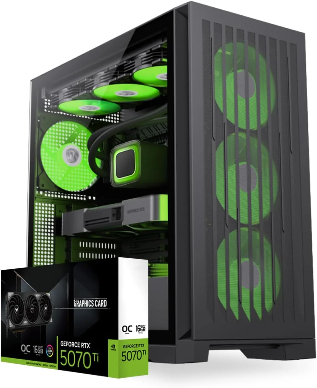 کامپیوتر گیمینگ فرست ویو نکس‌کور – نسل سیزدهم اینتل i9-13900KF، گرافیک 16GB RTX 5070 Ti، رم 32GB DDR5 RGB، حافظه 2TB SSD (1TB NVMe+1TB SATA)، وای‌فای، خنک‌کننده ARGB، ویندوز 11 پرو، دسکتاپ با عملکرد بالا