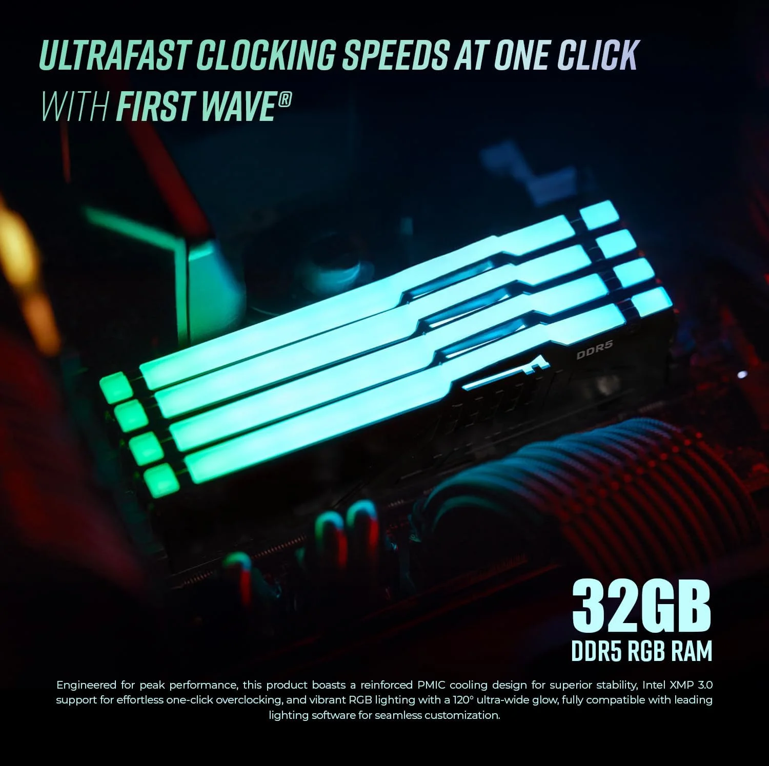 کامپیوتر گیمینگ فرست ویو نکسکور – نسل سیزدهم اینتل i9-13900KF، کارت گرافیک 16GB RTX 5070 Ti، رم 32GB DDR5 RGB، حافظه 2TB SSD (1TB NVMe+1TB SATA)، وای فای، خنککننده ARGB، ویندوز 11 پرو، دسکتاپ با عملکرد بالا کامپیوتر گیمینگ فرست ویو نکسکور – نسل سیزدهم اینتل i9-13900KF، کارت گرافیک 16GB RTX 5070 Ti، رم 32GB DDR5 RGB، حافظه 2TB SSD (1TB NVMe+1TB SATA)، وای فای، خنککننده ARGB، ویندوز 11 پرو، دسکتاپ با عملکرد بالا