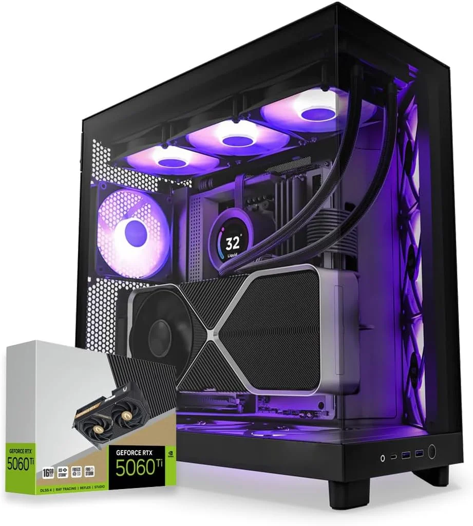 ایستگاه کاری حرفه ای فرست ویو اکستریم، پردازنده نسل چهاردهم اینتل i9-14900K/ رم 64 گیگابایت/ اس اس دی NVMe 1 ترابایت/ هارد دیسک 1 ترابایت/ کارت گرافیک ASUS RTX5060 8GB/ ویندوز 11 پرو/ مناسب برای هوش مصنوعی، رندرینگ، پردازش داده و پروژه ها (مشکی)