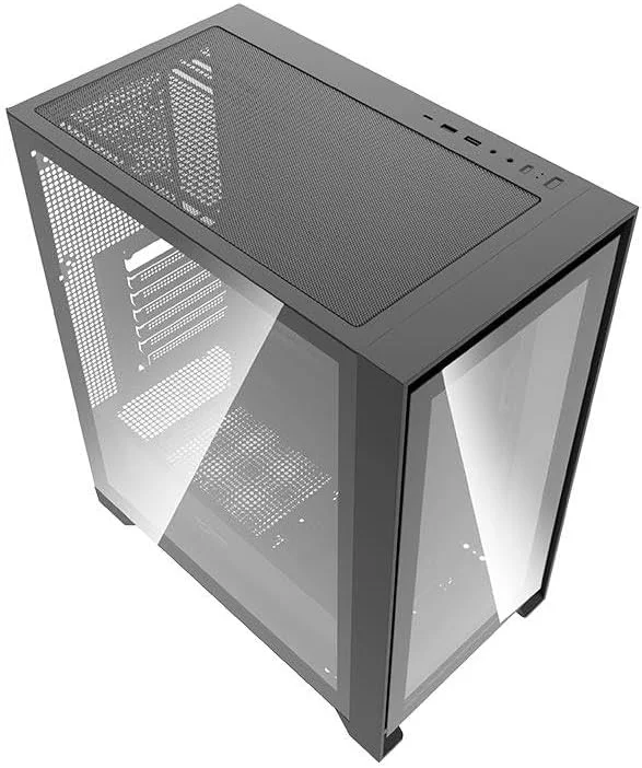 کیس کامپیوتر گیمینگ Aigo Darkflash DRX70 Glass ATX/M-ATX/Mini-ITX با ۴ فن ۱۲۰ میلیمتری ARGB از پیش نصبشده، پنل شیشهای حرارتدیده مغناطیسی جداشدنی در جلو، پشتیبانی از رادیاتورهای ۲۸۰ میلیمتری، USB 3.0 و ۷ اسلات PCI کیس کامپیوتر گیمینگ Aigo Darkflash DRX70 Glass ATX/M-ATX/Mini-ITX با ۴ فن ۱۲۰ میلیمتری ARGB از پیش نصبشده، پنل شیشهای حرارتدیده مغناطیسی جداشدنی در جلو، پشتیبانی از رادیاتورهای ۲۸۰ میلیمتری، USB 3.0 و ۷ اسلات PCI