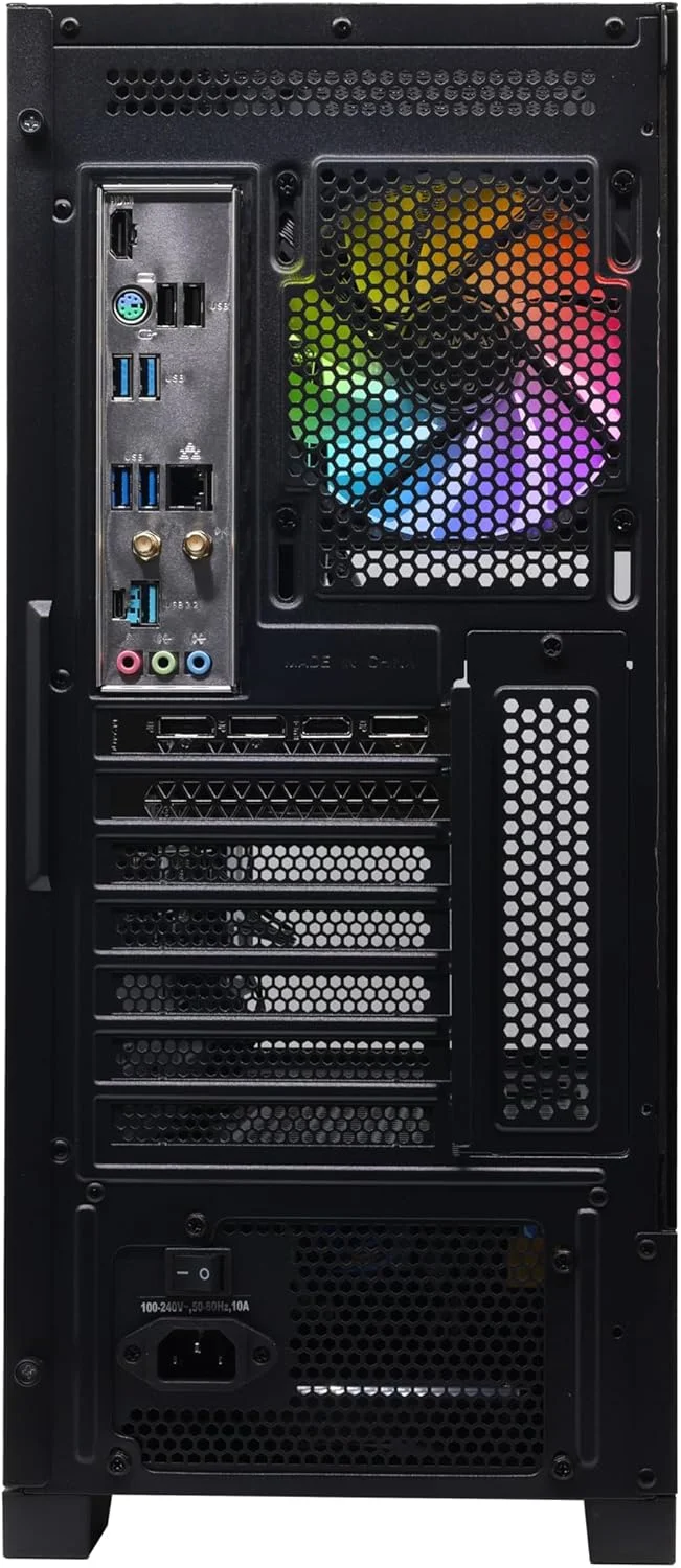 کامپیوتر رومیزی گیمینگ ZOTAC MEK با قابلیتهای پیشرفته هوش مصنوعی - NVIDIA GeForce RTX 5050، AMD Ryzen 5 5500 4.2GHz، 16GB DDR4 RGB، 1TB NVME M.2 SSD، منبع تغذیه 650W 80+ Gold، WiFi 6E، Windows 11 Home کامپیوتر رومیزی گیمینگ ZOTAC MEK با قابلیتهای پیشرفته هوش مصنوعی - NVIDIA GeForce RTX 5050، AMD Ryzen 5 5500 4.2GHz، 16GB DDR4 RGB، 1TB NVME M.2 SSD، منبع تغذیه 650W 80+ Gold، WiFi 6E، Windows 11 Home