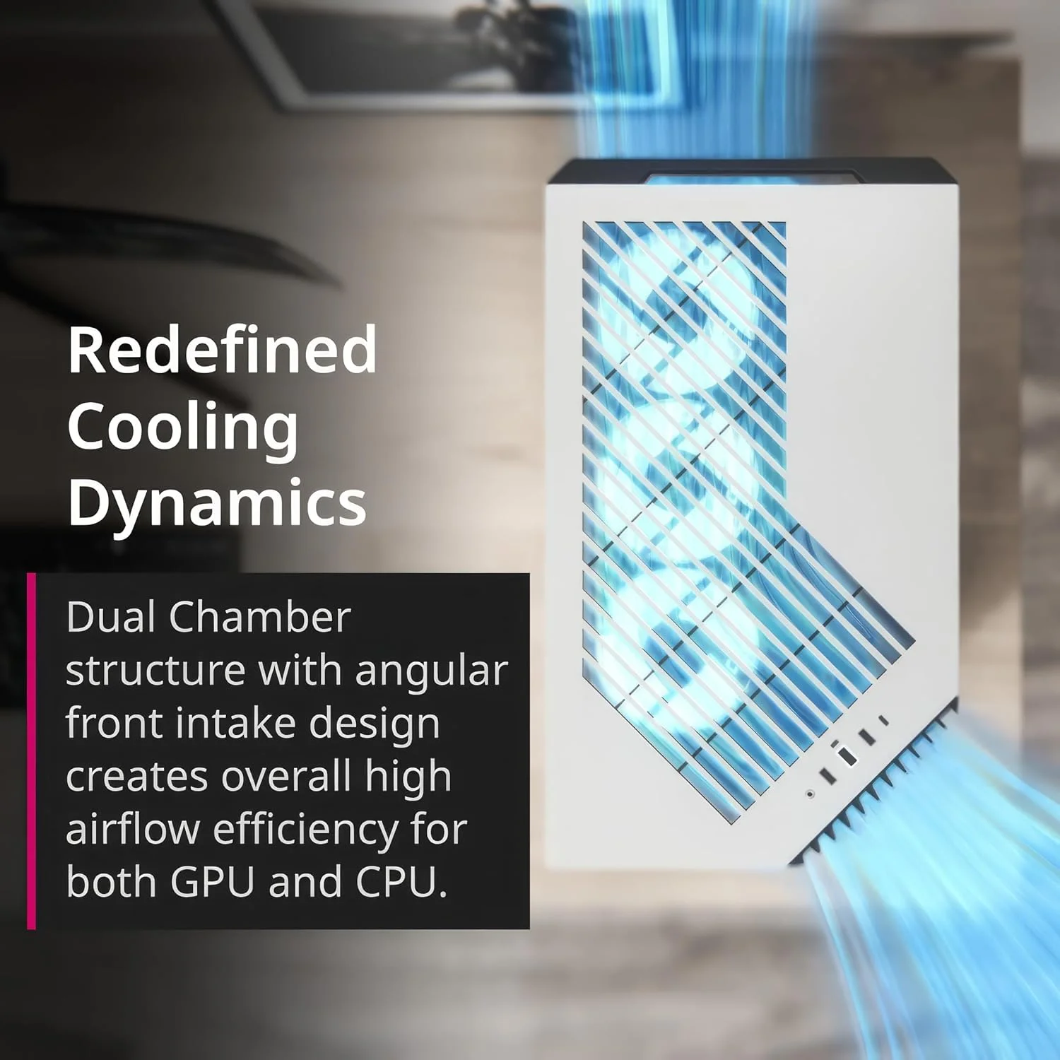 کیس کامپیوتر APNX V1 با طراحی دو محفظه، ATX Mid-Tower، گردش هوای عالی، پنل های شیشه ای پانوراما، 10 جایگاه فن، پشتیبانی از رادیاتور 360 میلی متری، براکت ورودی زاویه دار فن 16cmx2، نگهدارنده کارت گرافیک، مدیریت کابل، Type-C، سفید/چوب کیس کامپیوتر APNX V1 با طراحی دو محفظه، ATX Mid-Tower، گردش هوای عالی، پنل های شیشه ای پانوراما، 10 جایگاه فن، پشتیبانی از رادیاتور 360 میلی متری، براکت ورودی زاویه دار فن 16cmx2، نگهدارنده کارت گرافیک، مدیریت کابل، Type-C، سفید/چوب