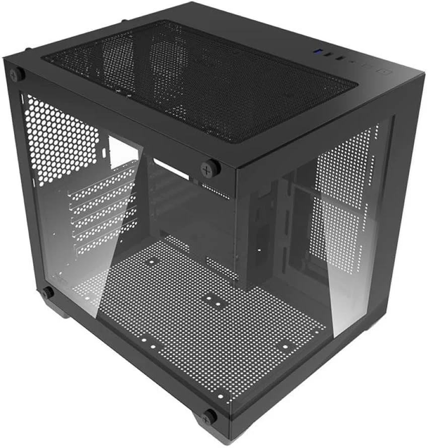 کیس کامپیوتر گیمینگ Aigo Darkflash D275M M-ATX با شیشه حرارت دیده، دارای 3 فن ARGB از پیش نصب شده، طراحی نمای پانورامیک 270 درجه، پشتیبانی از رادیاتور تا 240 میلی متر، USB 3.0، 5 اسلات توسعه (مشکی) کیس کامپیوتر گیمینگ Aigo Darkflash D275M M-ATX با شیشه حرارت دیده، دارای 3 فن ARGB از پیش نصب شده، طراحی نمای پانورامیک 270 درجه، پشتیبانی از رادیاتور تا 240 میلی متر، USB 3.0، 5 اسلات توسعه (مشکی)