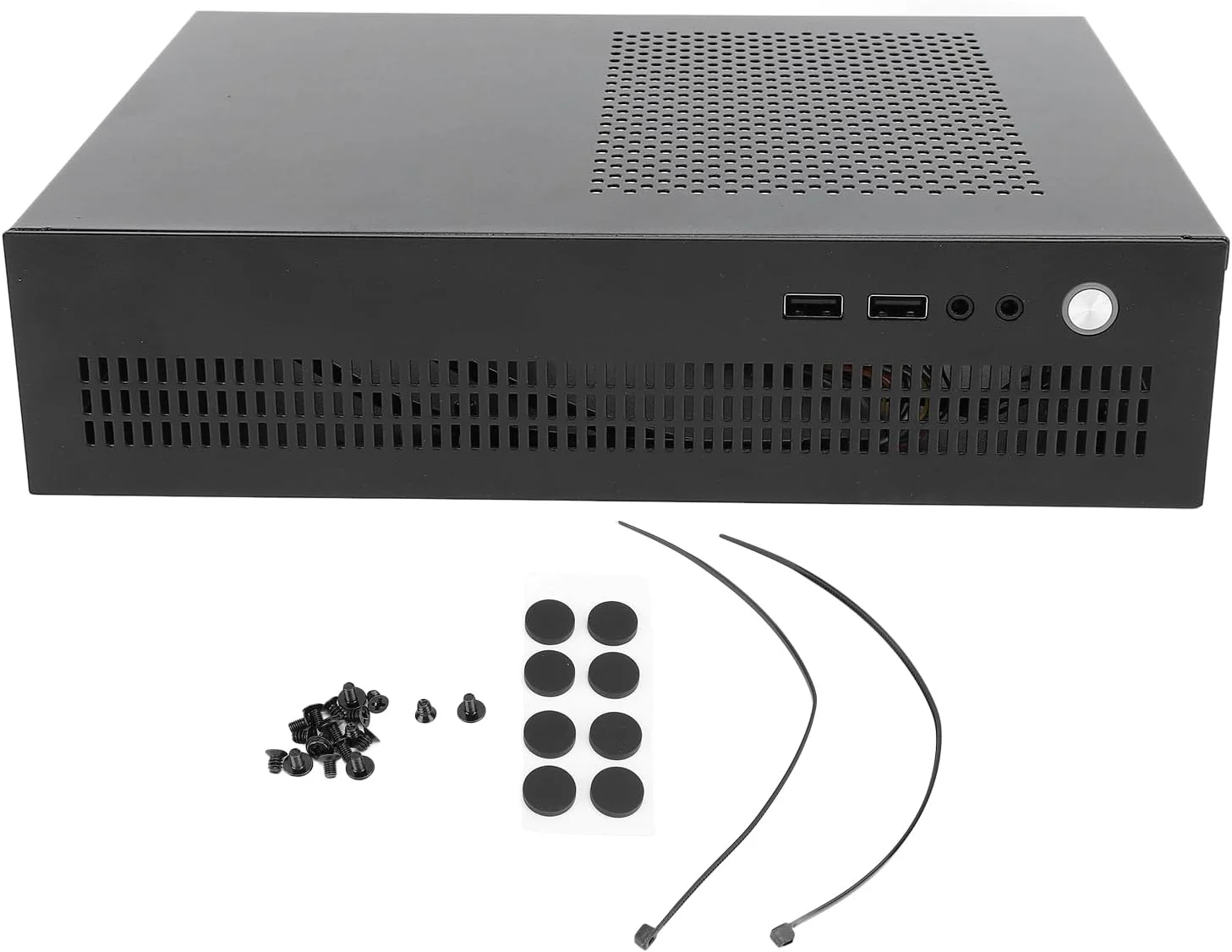 کیس کامپیوتر کوچک Cryfokt، کیس کامپیوتر گیمینگ فولادی ممتاز با رابط USB 2.0، خنک کننده کارآمد، ITX، پشتیبانی از SSD، خنک کننده پردازنده 50 میلی متری با دامنه کاربردی برای کامپیوتر گیمینگ کیس کامپیوتر کوچک Cryfokt، کیس کامپیوتر گیمینگ فولادی ممتاز با رابط USB 2.0، خنک کننده کارآمد، ITX، پشتیبانی از SSD، خنک کننده پردازنده 50 میلی متری با دامنه کاربردی برای کامپیوتر گیمینگ