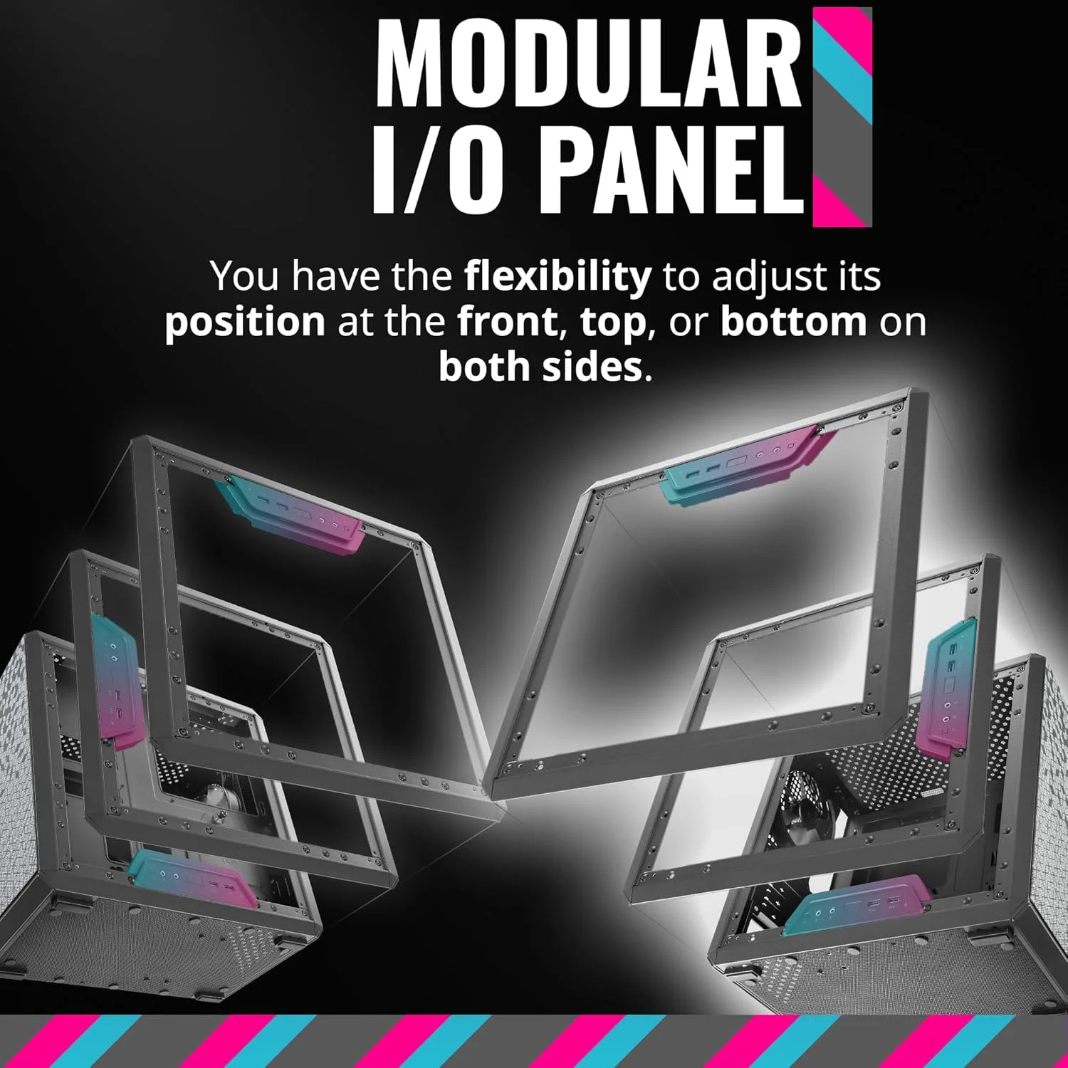 کیس کامپیوتر کولر مستر MasterBox Q300L Micro-ATX Tower با فیلتر گرد و غبار مغناطیسی، پنل جانبی اکریلیک شفاف، ورودی/خروجی قابل تنظیم و جریان هوای کاملاً تهویه شده، مشکی (MCB-Q300L-KANN-S00) کیس کامپیوتر کولر مستر MasterBox Q300L Micro-ATX Tower با فیلتر گرد و غبار مغناطیسی، پنل جانبی اکریلیک شفاف، ورودی/خروجی قابل تنظیم و جریان هوای کاملاً تهویه شده، مشکی (MCB-Q300L-KANN-S00)