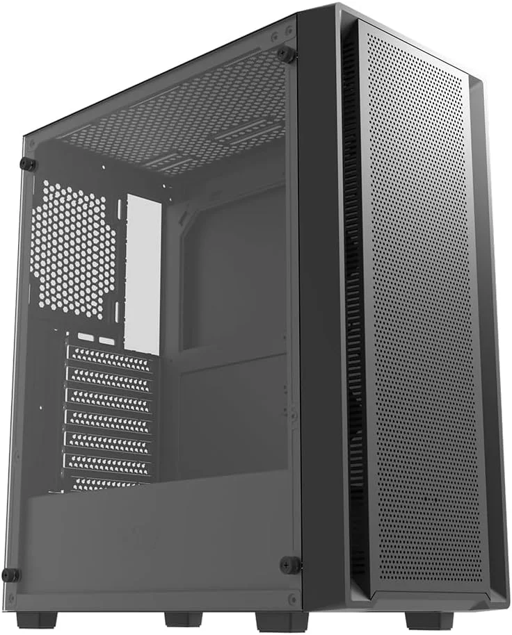 کیس کامپیوتر گیمینگ DarkFlash DK353 Mid Tower ATX/M-ATX/ITX با 4 فن ARGB، کیس کامپیوتر گیمینگ شیشه حرارت دیده با 7 اسلات PCIe، پشتیبانی از رادیاتور 360 میلی‌متری، جریان هوای بالا، ورودی/خروجی USB 3.0 جلو