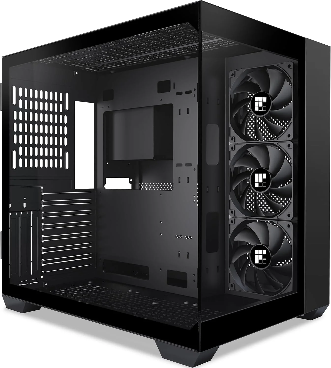 کیس کامپیوتر FOIFKIN F301 - با ۳ فن از پیش نصب شده بدون نورپردازی RGB، کیس کامپیوتر گیمینگ ATX Mid-Tower، با Type-C (مشکی، F301) کیس کامپیوتر FOIFKIN F301 - با ۳ فن از پیش نصب شده بدون نورپردازی RGB، کیس کامپیوتر گیمینگ ATX Mid-Tower، با Type-C (مشکی، F301)