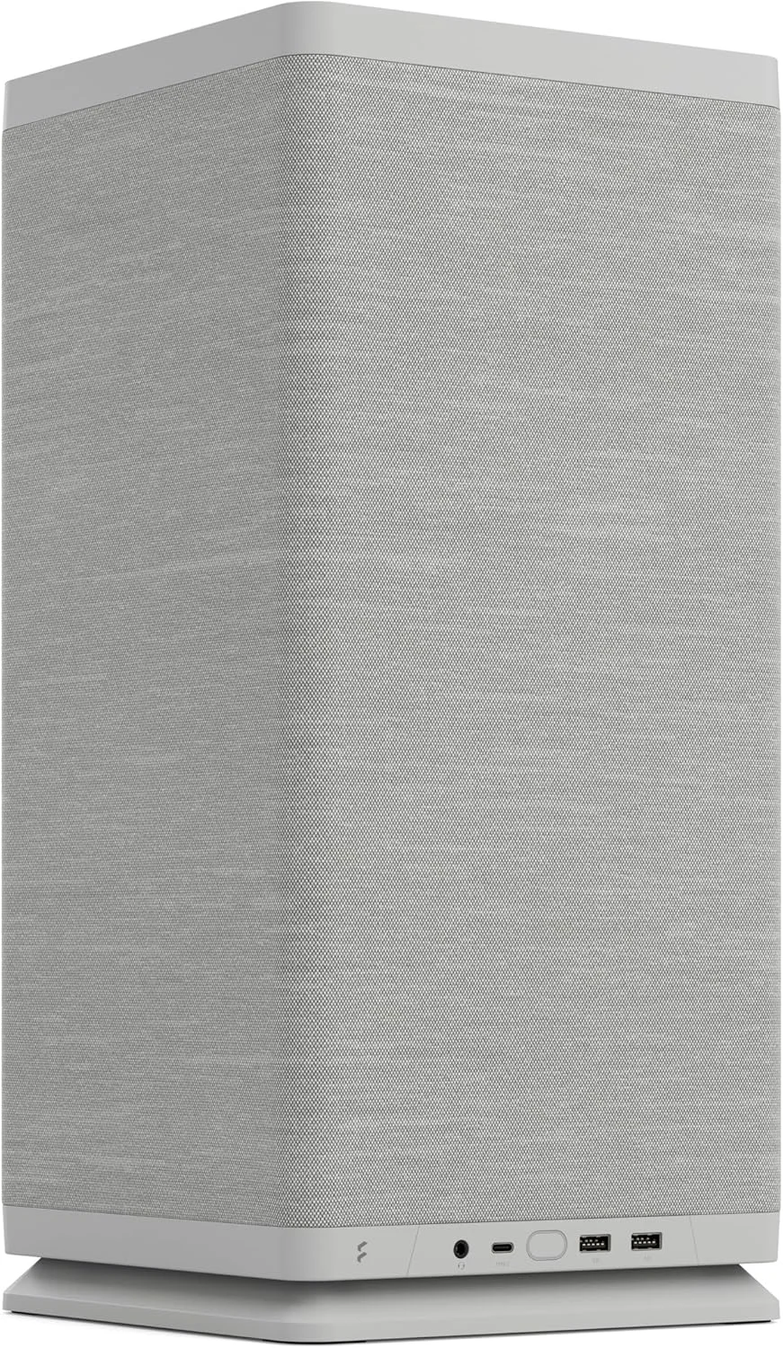 کیس کامپیوتر Fractal Design Mood خاکستری روشن - طراحی پارچه ای شیک، فن 180 میلی متری بالایی، کارت گرافیک 325 میلی متری را پنهان می کند، سازگار با مادربرد m-ITX، ساخت آسان، خنک کننده کارآمد