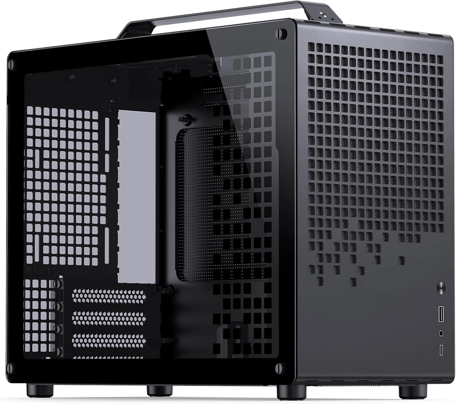 کیس کامپیوتر مشکی JONSBO/JONSPLUS Z20 Micro-ATX Mini Tower با دستگیره حمل جداشدنی، سایز مینی، سازگار با سخت افزار با کارایی بالا، پشتیبانی از 240AIO، کولر H160mm، مشکی کیس کامپیوتر مشکی JONSBO/JONSPLUS Z20 Micro-ATX Mini Tower با دستگیره حمل جداشدنی، سایز مینی، سازگار با سخت افزار با کارایی بالا، پشتیبانی از 240AIO، کولر H160mm، مشکی
