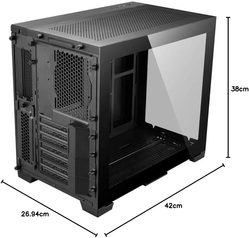 کیس کامپیوتر گیمینگ شیشه ای Lian Li PC-O11DW 011 DYNAMIC Mini - مشکی
