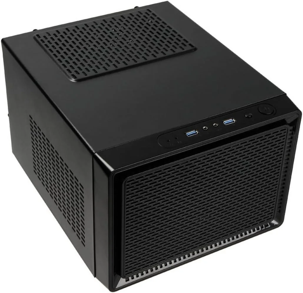 کیس کامپیوتر Kolink Satellite Mini-ITX Micro ATX - کیس خالی - کیس گیمینگ با فن - شیک - کیس PC - مشکی