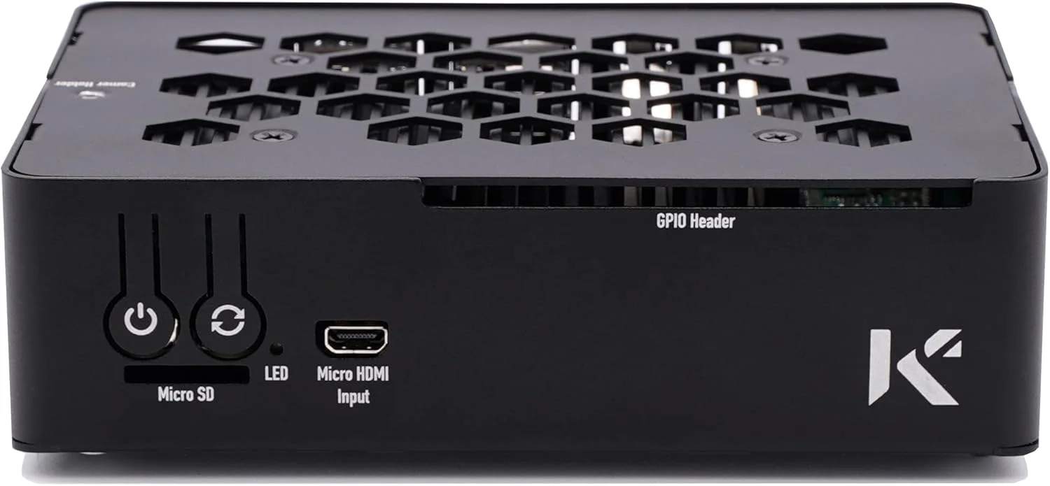 محفظه آلومینیومی مشکی KKSB Rock 5B به همراه هیت سینک