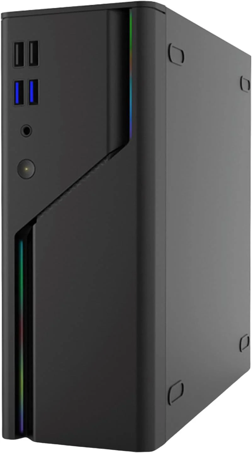 کیس کامپیوتر کوچک تمام فلزی، ساختار مقاوم، فرم فاکتور بهینه برای استفاده در فضاهای کوچک خانه یا محل کار