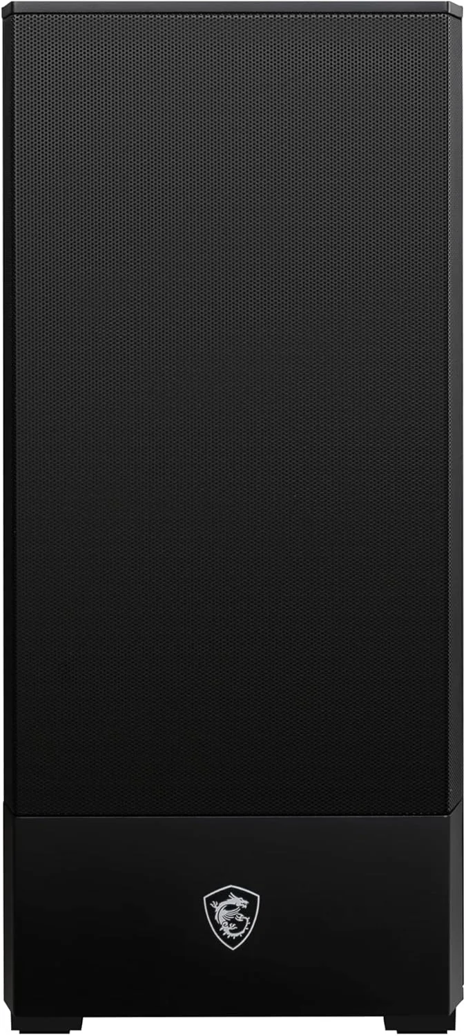 کیس کامپیوتر گیمینگ مید تاور MSI MAG Forge 111R (مشکی، 1 عدد فن ARGB 120 میلی‌متری، USB 3.2 Gen 1 Type-A، پنل شیشه‌ای حرارت دیده، فیلتر گرد و غبار مغناطیسی، ATX, m-ATX, Mini-ITX)