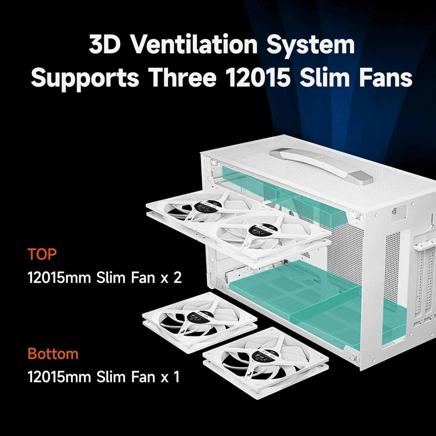 کیس کامپیوتر مینی ITX مدل PCCOOLER CPS K101، شاسی SFF با جریان هوای بالا، مناسب برای کارت گرافیک 340 میلی‌متری، پشتیبانی از 3 فن باریک 12015، دستگیره ارگونومیک، پنل‌های جانبی بدون نیاز به ابزار، USB 3.0 و Type-C (کابل رایزر PCIe شامل نمی‌شود)