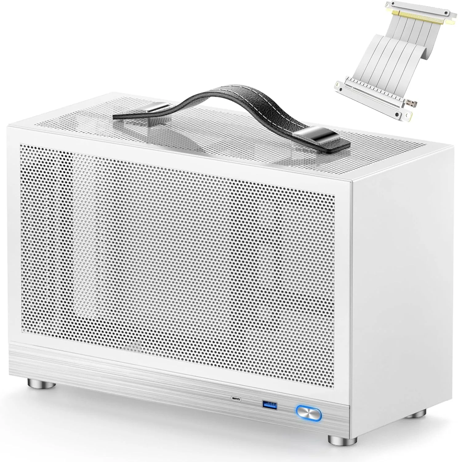 کیس کامپیوتر گیمینگ Mini-ITX مدل S300 - دارای پورت USB 3.0 Type-C در پنل جلویی - پشتیبانی از منبع تغذیه SFX با اندازه 100-130mm - سیستم مدیریت کابل - کیس کامپیوتر کوچک و قابل حمل Mini-ITX با بدنه آلومینیومی (شامل کابل رایزر PCIe 3.0 16X) کیس کامپیوتر گیمینگ Mini-ITX مدل S300 - دارای پورت USB 3.0 Type-C در پنل جلویی - پشتیبانی از منبع تغذیه SFX با اندازه 100-130mm - سیستم مدیریت کابل - کیس کامپیوتر کوچک و قابل حمل Mini-ITX با بدنه آلومینیومی (شامل کابل رایزر PCIe 3.0 16X)