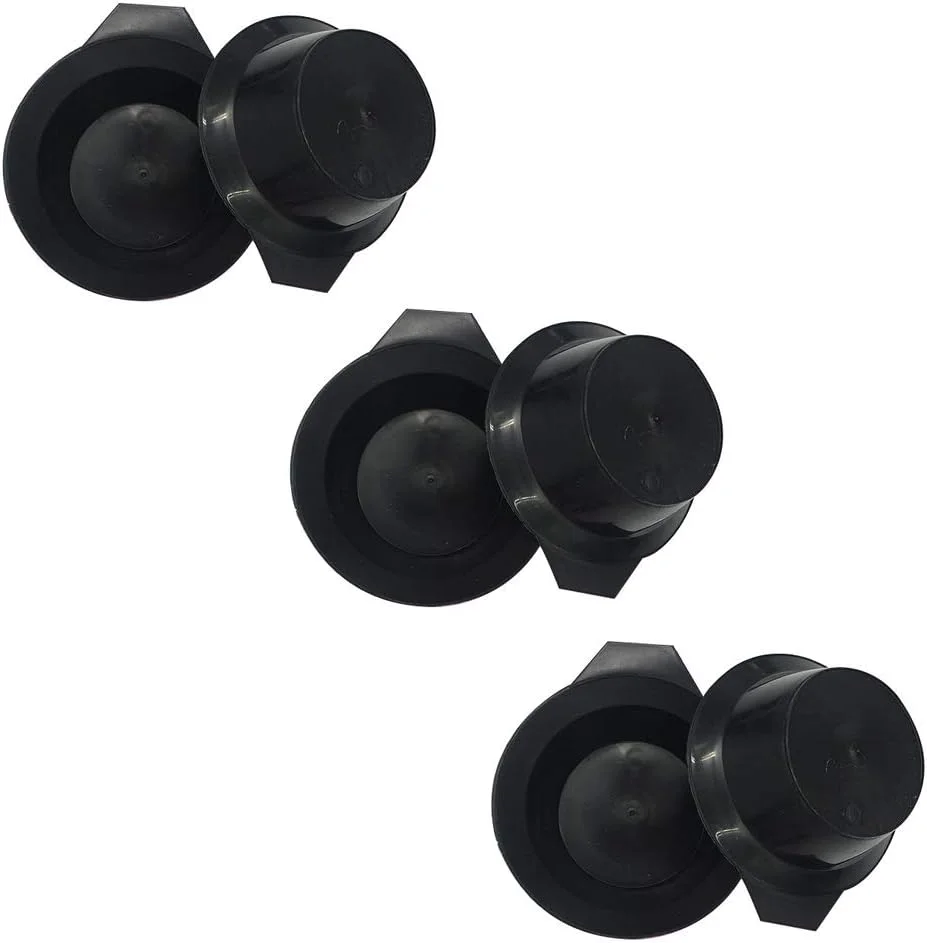 lasenersm 6 عدد کاسه رنگ مو، کاسه های مخلوط رنگ مو، کاسه های پلاستیکی مخلوط رنگ، ابزارهای رنگ آمیزی مو برای آرایشگاه، مشکی lasenersm 6 عدد کاسه رنگ مو، کاسه های مخلوط رنگ مو، کاسه های پلاستیکی مخلوط رنگ، ابزارهای رنگ آمیزی مو برای آرایشگاه، مشکی