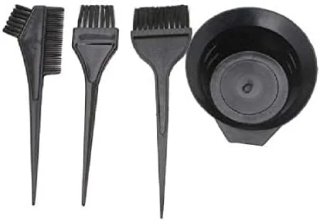 کاسه رنگ مو به همراه برس/ شانه مو، برس رنگ و کاسه مخلوط (مشکی) (کاسه رنگ مو و 3 برس) کاسه رنگ مو به همراه برس/ شانه مو، برس رنگ و کاسه مخلوط (مشکی) (کاسه رنگ مو و 3 برس)