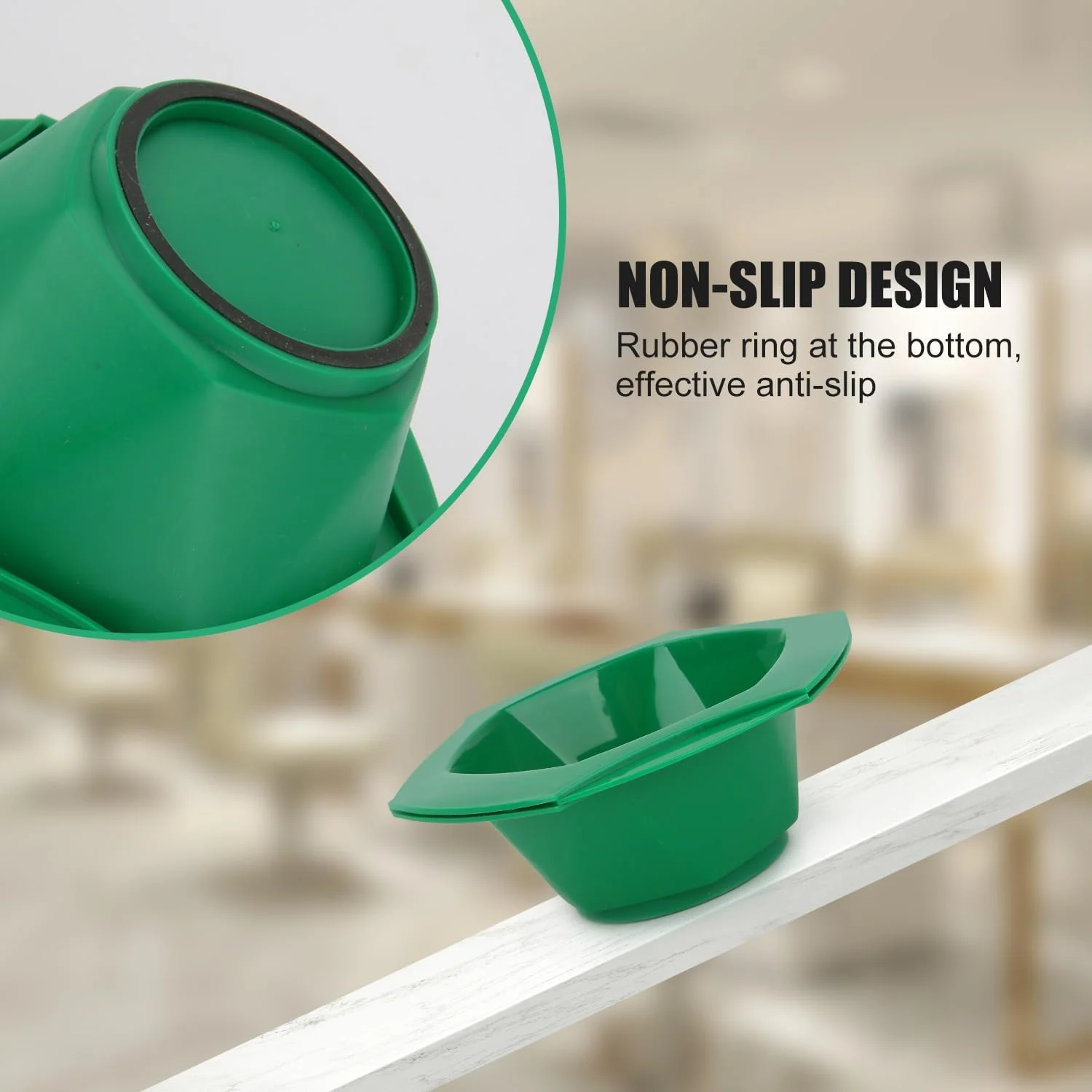 مجموعه کاسه رنگ مو 7 تکه رنگین کمانی آرایشگاهی مردانه، کاسه های کوچک مخلوط رنگ مو و کیت برس، کیت رنگ مو برای ابزار رنگ مو