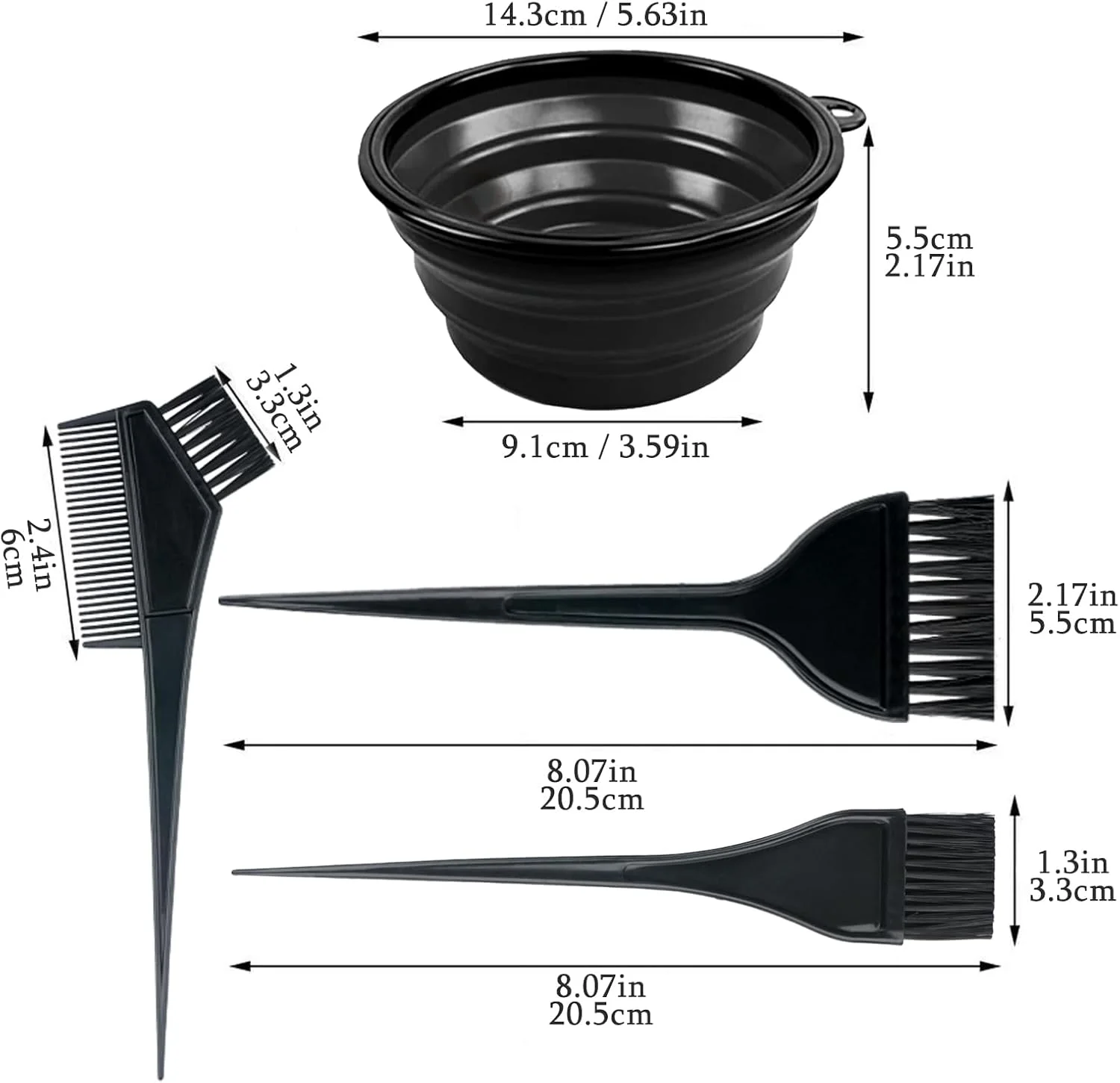 ست ۱۸ تکه برس و کاسه رنگ مو NEPAK، ابزار رنگ کردن مو، ابزار سفید کننده مو سالن زیبایی DIY، شامل کاسه مخلوط کردن، پوشش گوش، شال مو، دستکش، گیره مو ست ۱۸ تکه برس و کاسه رنگ مو NEPAK، ابزار رنگ کردن مو، ابزار سفید کننده مو سالن زیبایی DIY، شامل کاسه مخلوط کردن، پوشش گوش، شال مو، دستکش، گیره مو