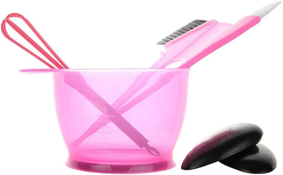 مجموعه رنگ مو 5 تکه POFET، برس و کاسه رنگ مو - شامل کاسه رنگ مو، برس رنگ، پوشش گوش و مخلوط کن رنگ، اپلیکاتور رنگ آمیزی مو (صورتی) مجموعه رنگ مو 5 تکه POFET، برس و کاسه رنگ مو - شامل کاسه رنگ مو، برس رنگ، پوشش گوش و مخلوط کن رنگ، اپلیکاتور رنگ آمیزی مو (صورتی)