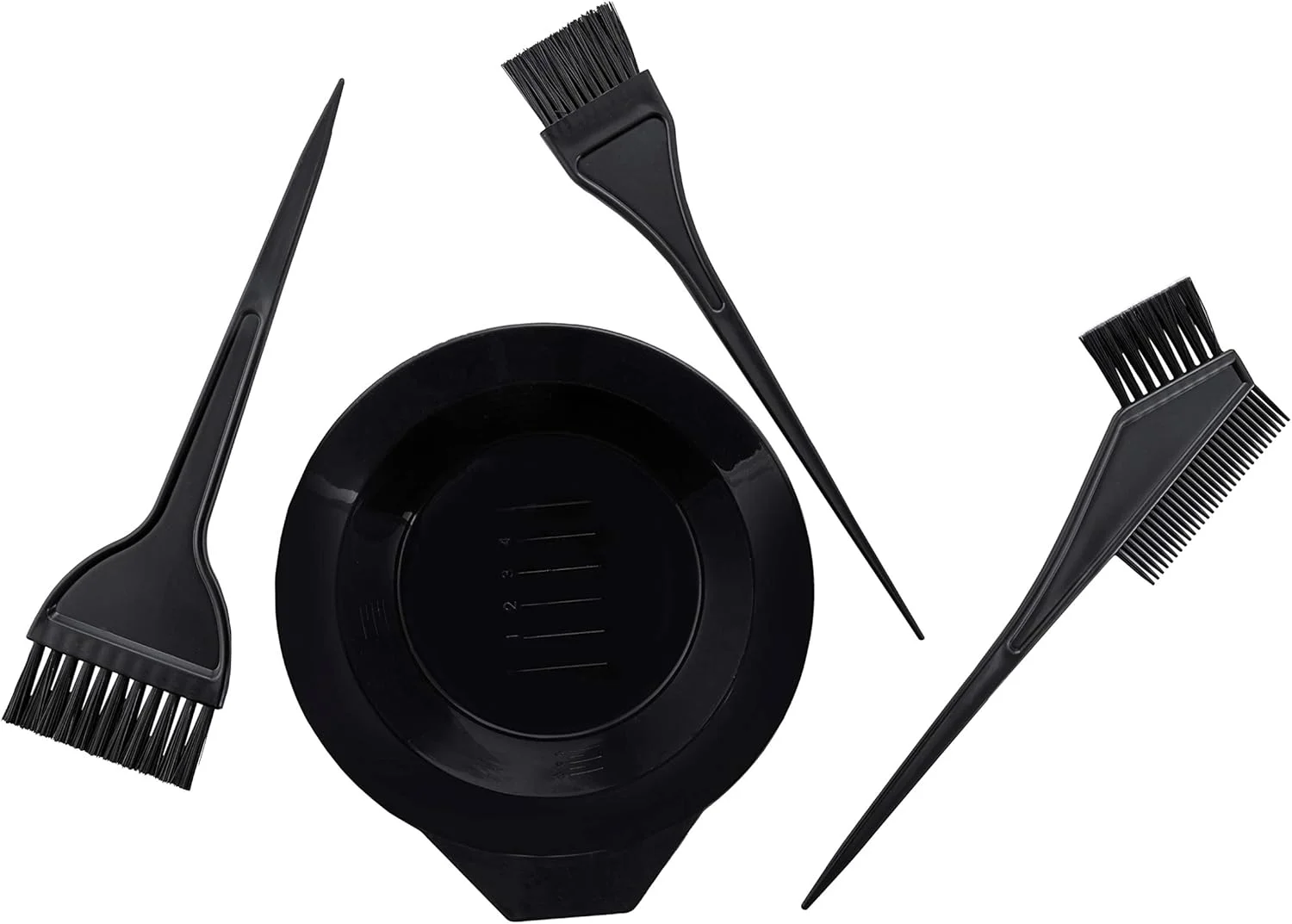 ست رنگ مو پونیک، ست 4 تکه کاسه برس آرایشگری، ست ابزار سالن، کاسه رنگ، شانه، برس، ست رنگ، 3 عدد برس + کاسه ست رنگ مو پونیک، ست 4 تکه کاسه برس آرایشگری، ست ابزار سالن، کاسه رنگ، شانه، برس، ست رنگ، 3 عدد برس + کاسه