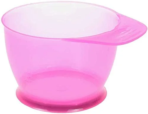 ست کاسه و برس رنگ مو، ابزار حرفه ای رنگ آمیزی مو برای سالن (صورتی) ست کاسه و برس رنگ مو، ابزار حرفه ای رنگ آمیزی مو برای سالن (صورتی)