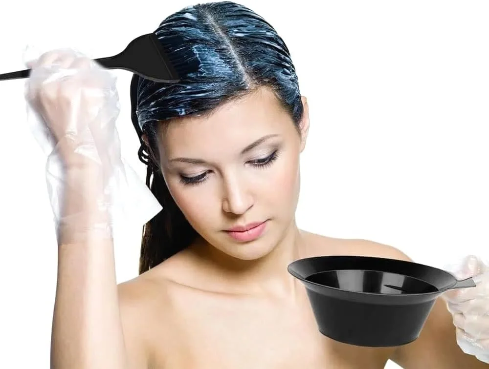 ست کاسه رنگ مو حرفه ای با برس رنگ، کاسه ترکیب رنگ مشکی، کیت رنگ مو ست کاسه رنگ مو حرفه ای با برس رنگ، کاسه ترکیب رنگ مشکی، کیت رنگ مو