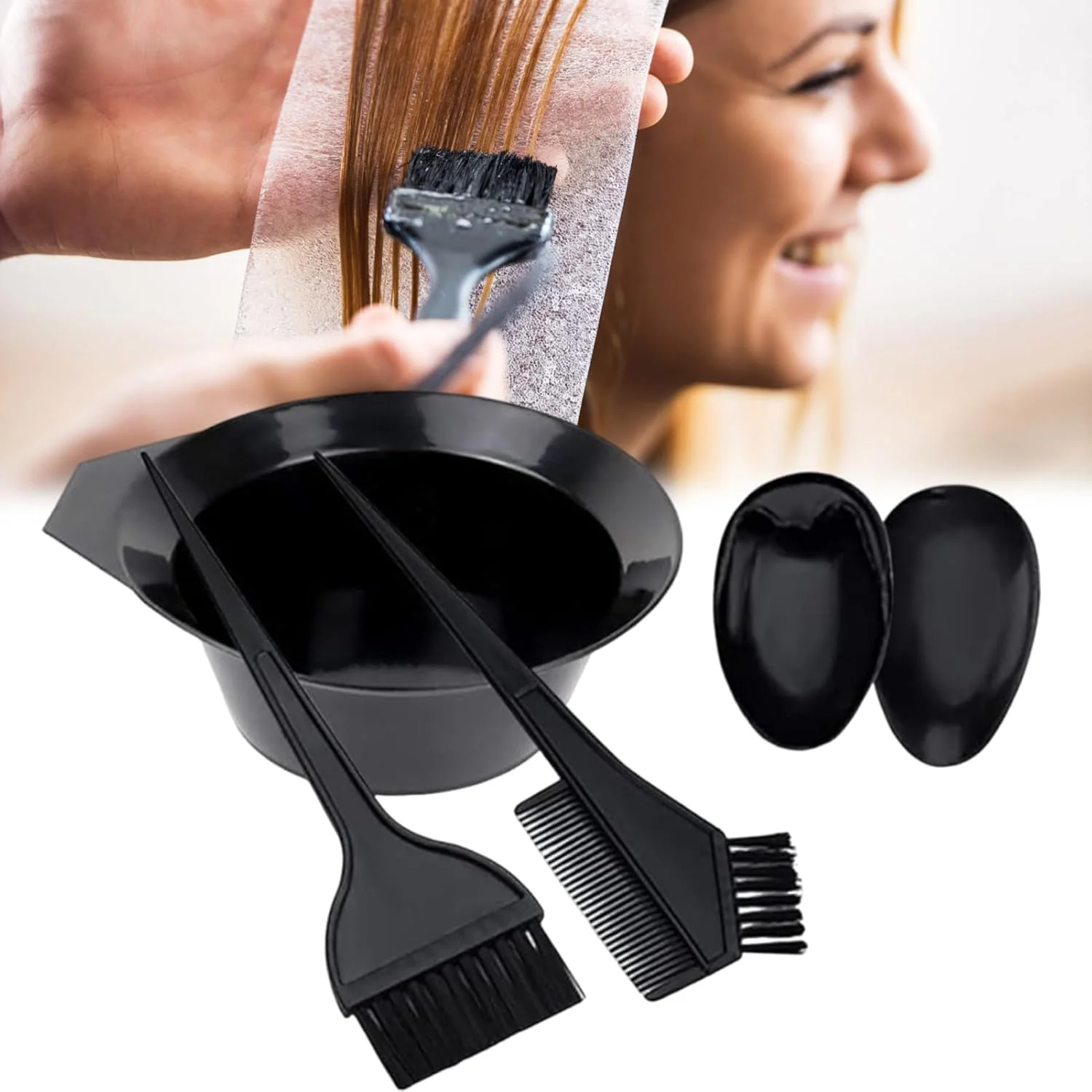 کیت رنگ مو | ابزار حرفه ای رنگ مو، کیت رنگ چند منظوره برای ابرو، روشن کردن، هایلایت، ریش، سالن، مصارف خانگی کیت رنگ مو | ابزار حرفه ای رنگ مو، کیت رنگ چند منظوره برای ابرو، روشن کردن، هایلایت، ریش، سالن، مصارف خانگی