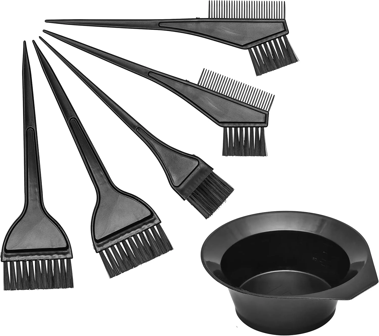 ست کاسه و برس رنگ مو SATOHA، کیت ابزار عالی برای رنگ کردن و استفاده از رنگ مو، ست 7 تکه ست کاسه و برس رنگ مو SATOHA، کیت ابزار عالی برای رنگ کردن و استفاده از رنگ مو، ست 7 تکه