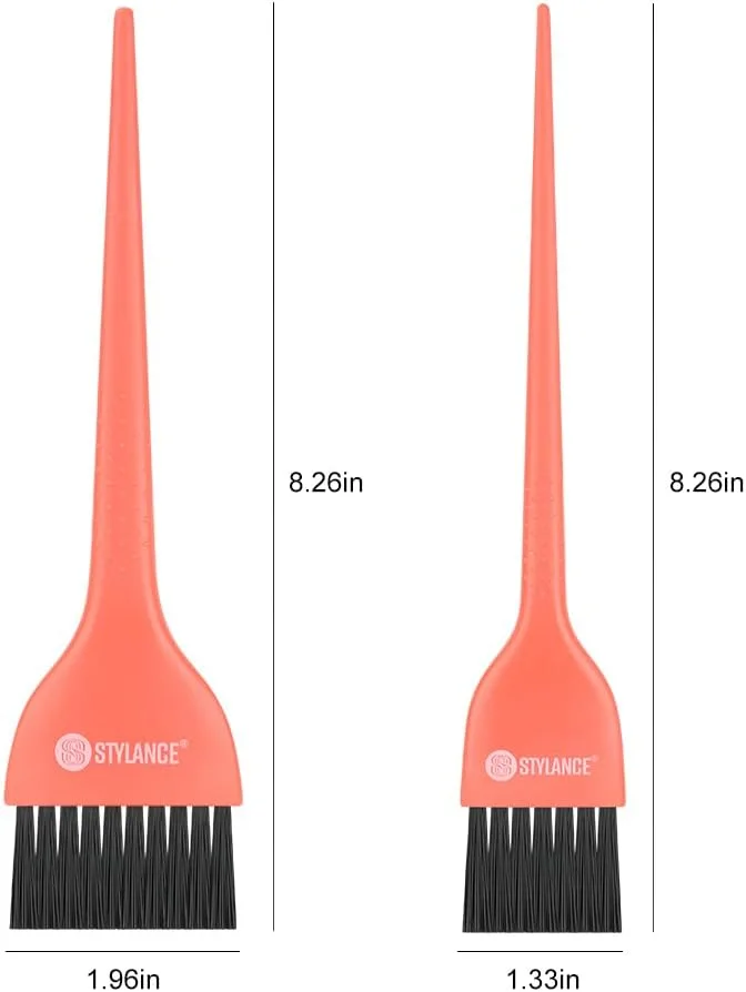 ست رنگ مو 5 تکه - کاسه رنگ مو، برس رنگ مو، پیمانه اندازه گیری، مناسب برای استفاده در سالن و ابزار رنگرزی خانگی (نارنجی) ست رنگ مو 5 تکه - کاسه رنگ مو، برس رنگ مو، پیمانه اندازه گیری، مناسب برای استفاده در سالن و ابزار رنگرزی خانگی (نارنجی)