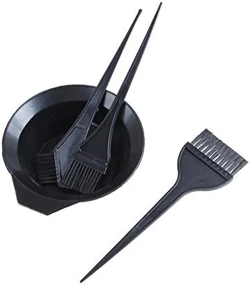 ست رنگ مو شامل کاسه ترکیب رنگ، برس بزرگ، برس کوچک و برس شانه دار، مناسب برای استفاده در منزل و سالن (#1) ست رنگ مو شامل کاسه ترکیب رنگ، برس بزرگ، برس کوچک و برس شانه دار، مناسب برای استفاده در منزل و سالن (#1)