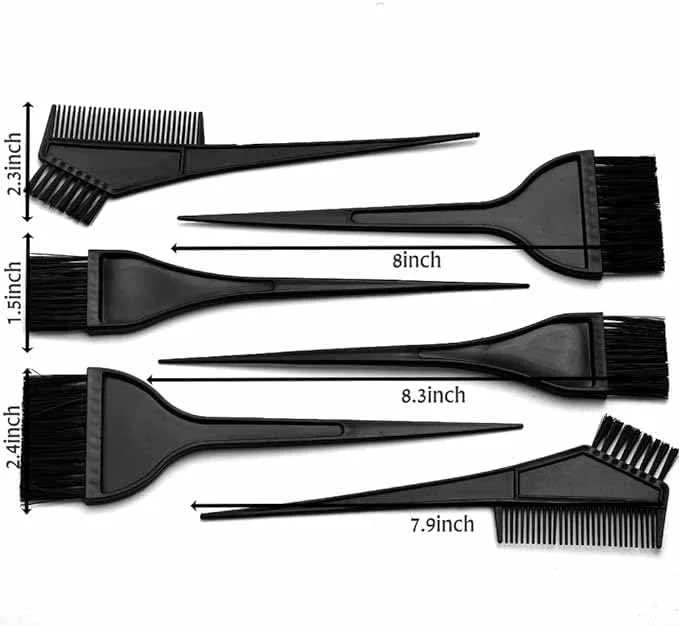 مجموعه 20 تکه رنگ مو تزویق، شامل کاسه، برس، گوش گیر، دستکش برای رنگ کردن و دکلره کردن مو در خانه مجموعه 20 تکه رنگ مو تزویق، شامل کاسه، برس، گوش گیر، دستکش برای رنگ کردن و دکلره کردن مو در خانه