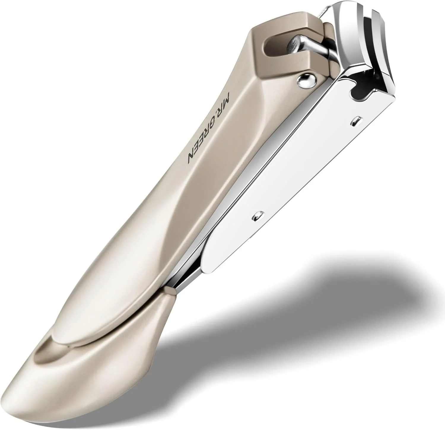 ناخن گیر حرفه ای MR.GREEN، ناخن گیر ژاپنی با سوهان یکپارچه، استیل ضد زنگ برای آقایان، خانم ها، کودکان، پا و دست