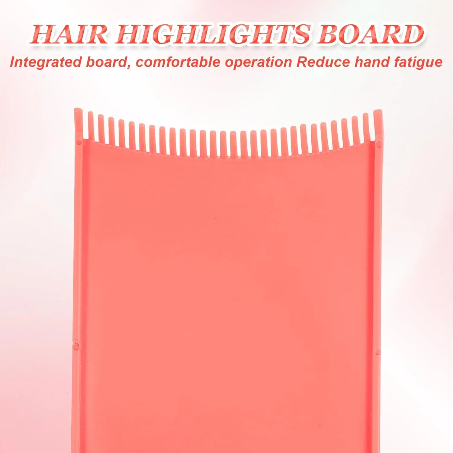 تخته بالیاژ، ابزار رنگ مو با دندانه، ابزار هایلایت سبک و آسان برای تمیز کردن، لوازم سالن مو برای رنگ کردن، لوازم جانبی آرایشگر (قرمز) تخته بالیاژ، ابزار رنگ مو با دندانه، ابزار هایلایت سبک و آسان برای تمیز کردن، لوازم سالن مو برای رنگ کردن، لوازم جانبی آرایشگر (قرمز)