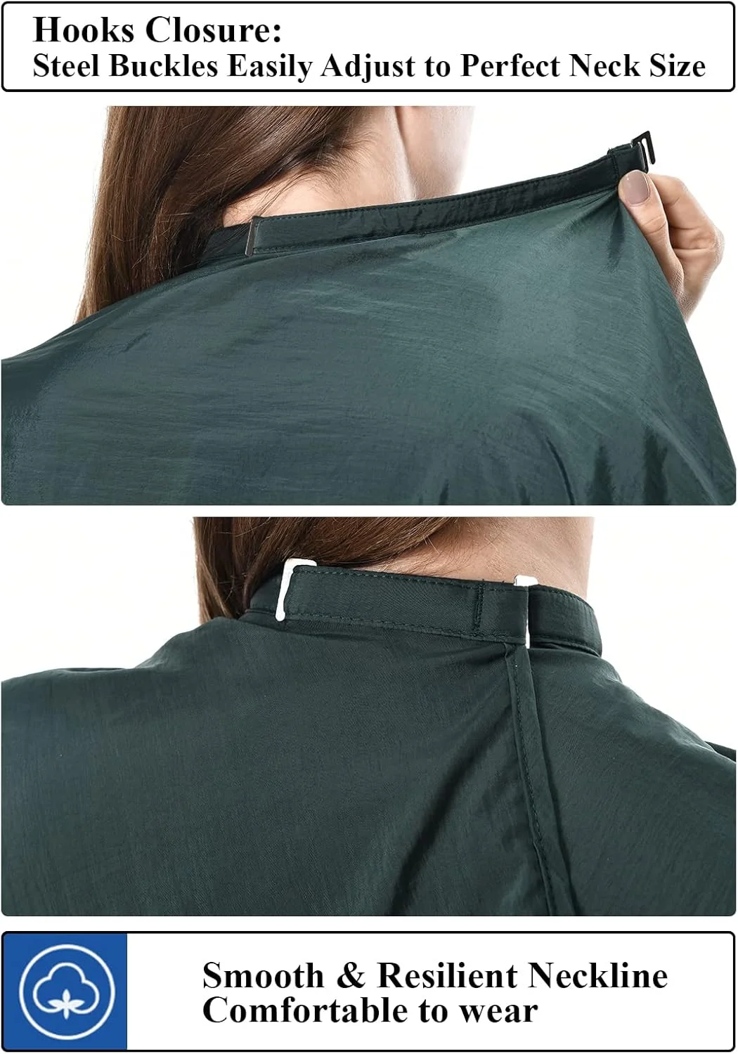 پیشبند آرایشگری کوگانا، پیشبند اصلاح مو، پیشبند نایلونی بسیار بزرگ برای بزرگسالان، ضد آب پیشبند آرایشگری کوگانا، پیشبند اصلاح مو، پیشبند نایلونی بسیار بزرگ برای بزرگسالان، ضد آب