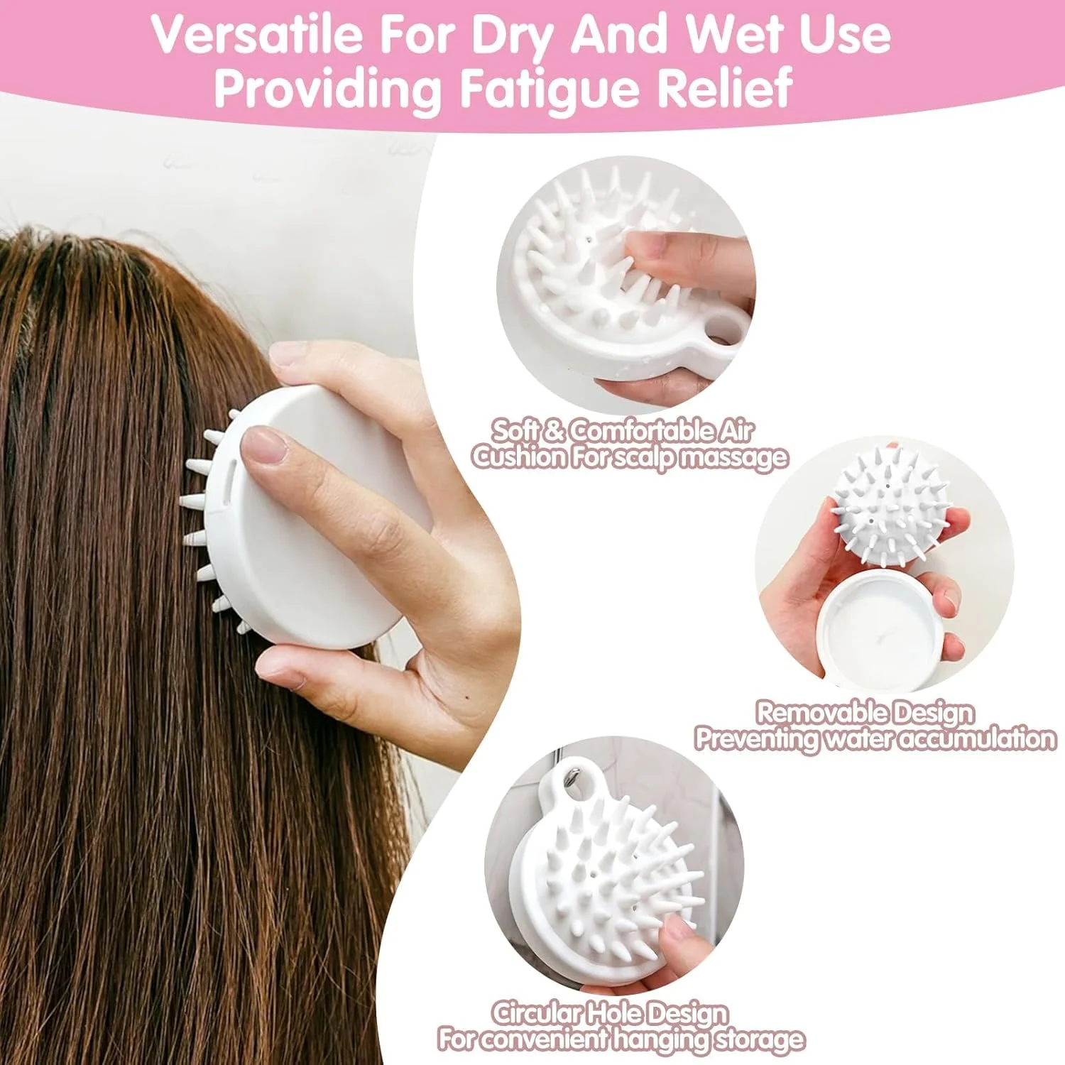 بسته 2 عددی بطری روغن مو 180 میلی لیتری، بطری اپلیکاتور با مقیاس، برای رنگ کردن یکنواخت مو، 2 برس اپلیکاتور شانه ریشه و ماساژور پوست سر با استفاده آسان (صورتی و سفید) بسته 2 عددی بطری روغن مو 180 میلی لیتری، بطری اپلیکاتور با مقیاس، برای رنگ کردن یکنواخت مو، 2 برس اپلیکاتور شانه ریشه و ماساژور پوست سر با استفاده آسان (صورتی و سفید)