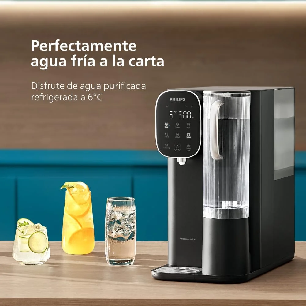 دستگاه تصفیه آب اسمز معکوس فیلیپس مدل ADD6912BK/10: حذف کننده تا 110 ماده مضر، گرمایش و سرمایش فوری، عمر فیلتر 1 ساله دستگاه تصفیه آب اسمز معکوس فیلیپس مدل ADD6912BK/10: حذف کننده تا 110 ماده مضر، گرمایش و سرمایش فوری، عمر فیلتر 1 ساله