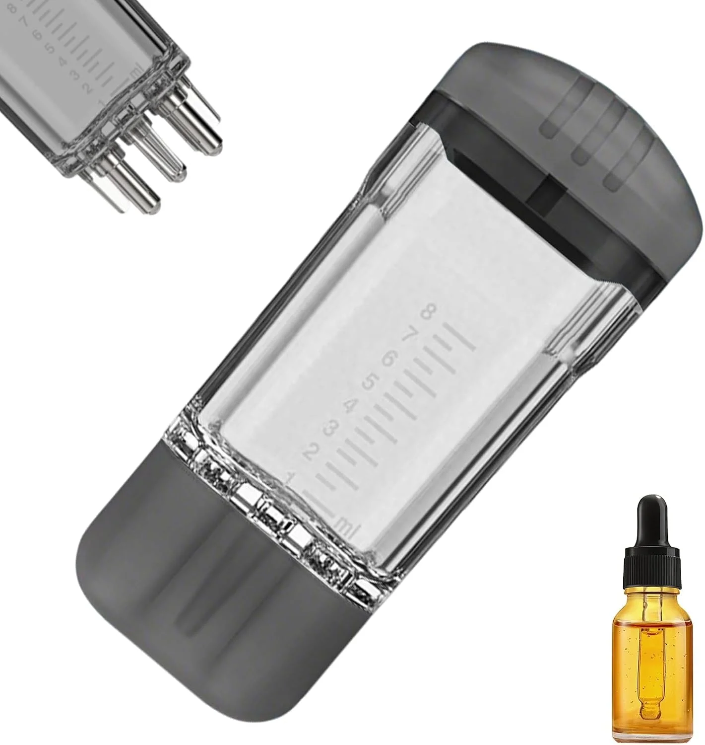 اپلیکاتور روغن مو | برس اپلیکاتور روغن مو جمع و جور برای آقایان | لوازم مراقبت شخصی سبک وزن برای جوانان، خانواده، خانم ها، آقایان، نوجوانان، مادربزرگ، پدربزرگ، همسر، پسر، دوستان