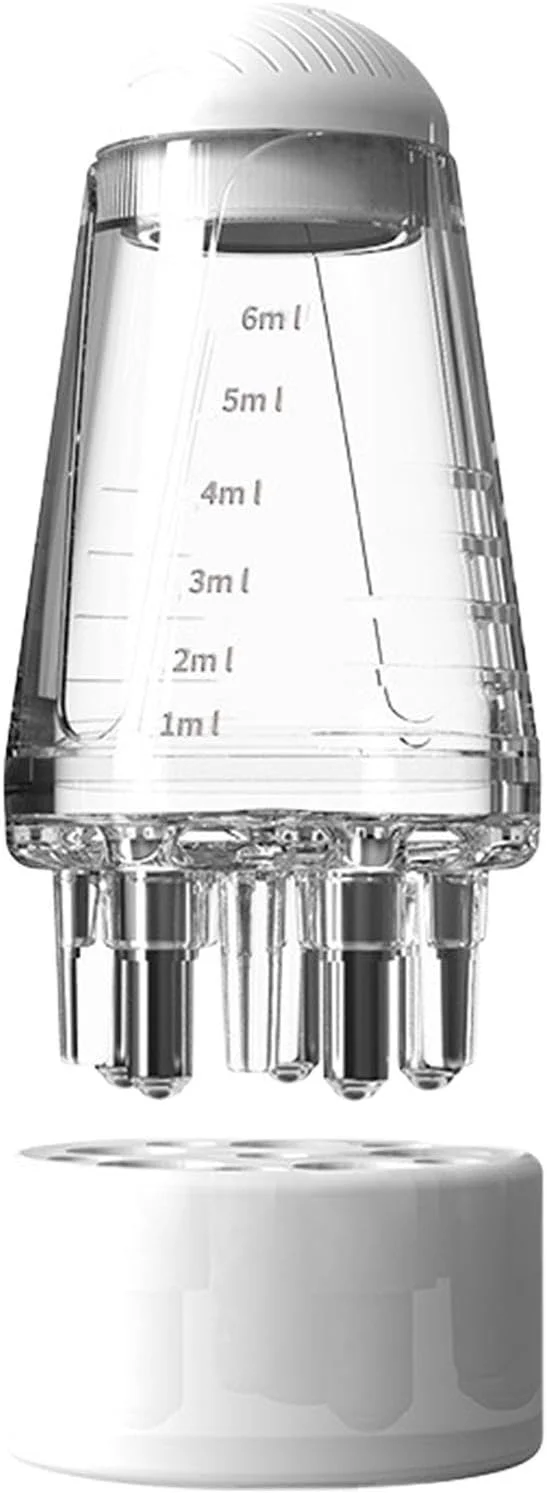 اپلیکاتور روغن مو، ماساژور سر برای پوست سر، شانه بطری روغن کاری قابل حمل برای مراقبت از مو