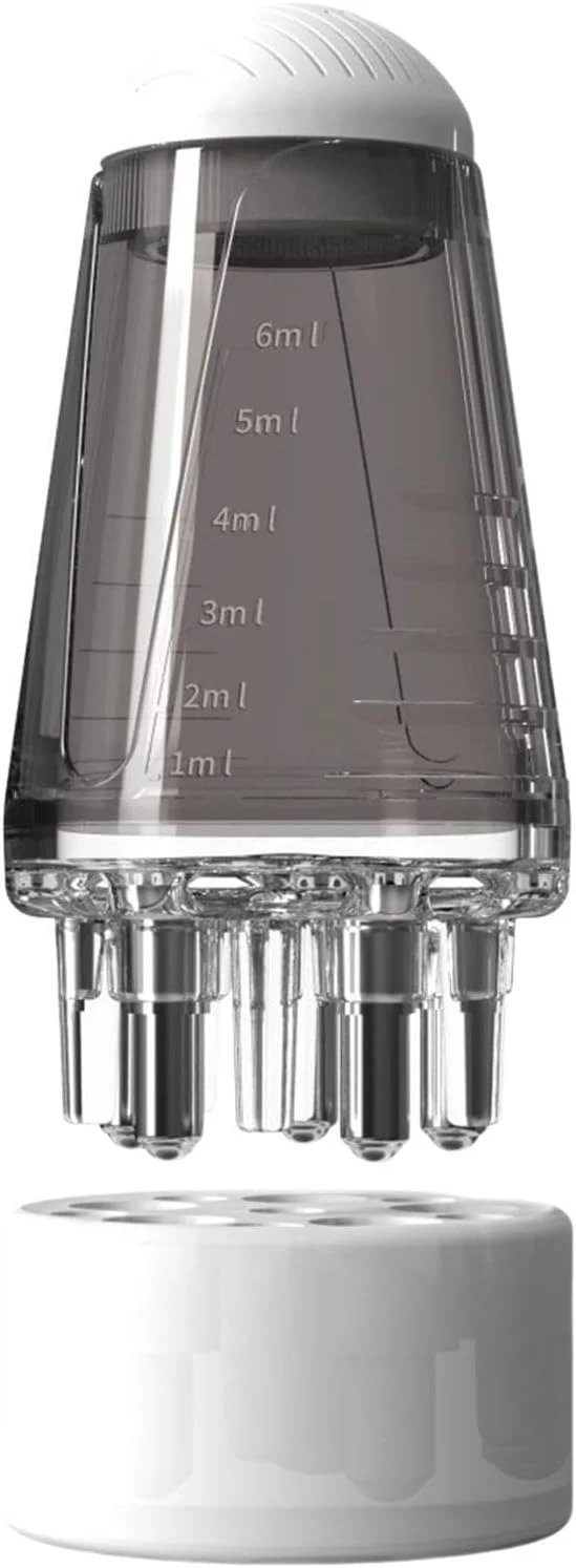 اپلیکاتور روغن مو، شانه ماساژور سر مایع، بطری اپلیکاتور روغن سر قابل حمل، ماساژور سر برای رشد مو