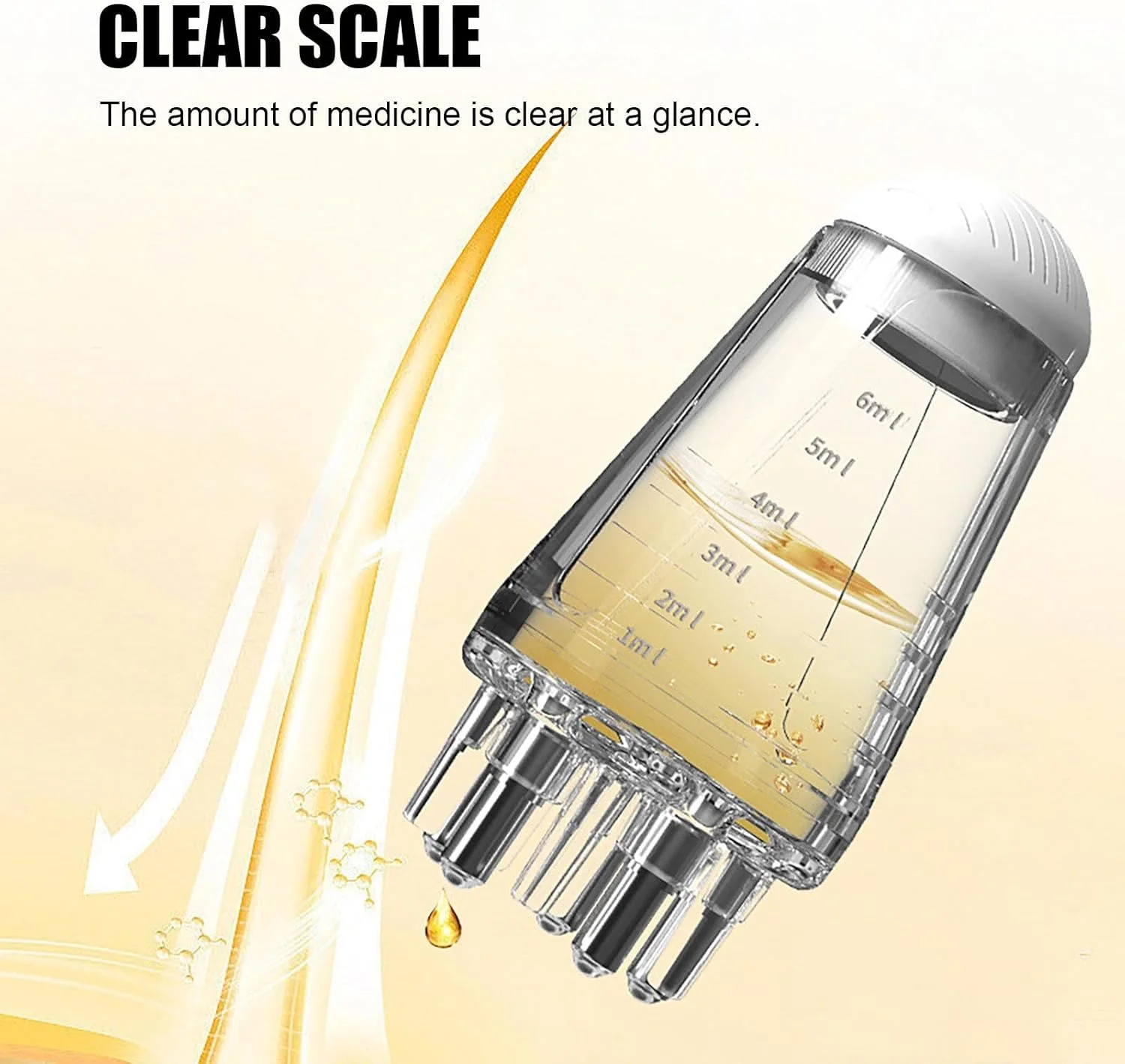 اپلیکاتور روغن مو، ماساژور سر | اپلیکاتور دقیق و قابل حمل روغن ماساژ سر برای مراقبت و رشد مو اپلیکاتور روغن مو، ماساژور سر | اپلیکاتور دقیق و قابل حمل روغن ماساژ سر برای مراقبت و رشد مو