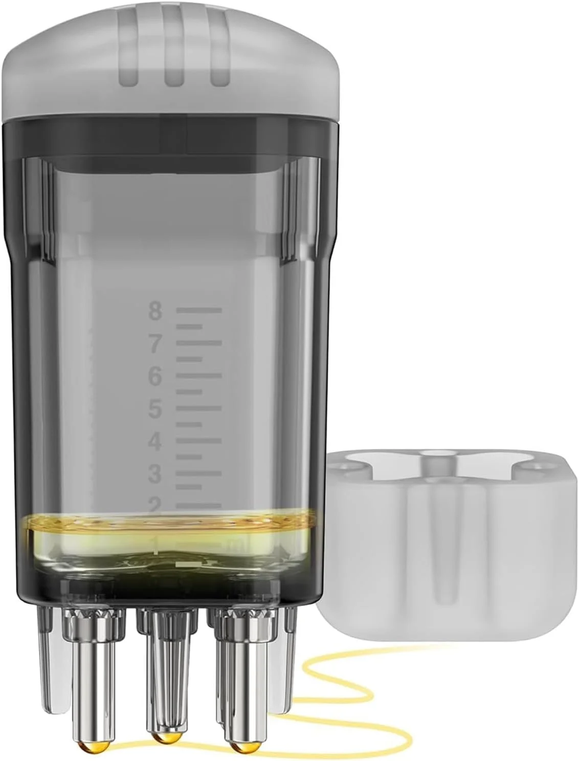 اپلیکاتور روغن مو، شانه ماساژ پخش کننده روغن مو قابل حمل برای بانوان - ابزار مراقبت شخصی سبک وزن برای بانوان، دوستان جوان، خانواده، همسر، پسر، دختر، مادربزرگ، پدربزرگ