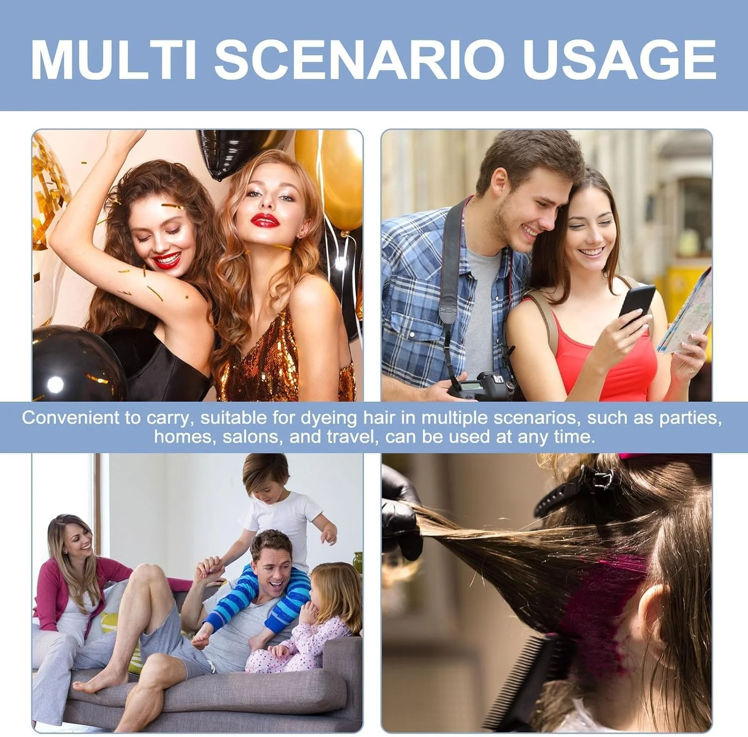 بطری اپلیکاتور روغن مو سیلیکونی بوکلا با شانه ریشه سیلیکونی و درب، بطری های روغن کاری مو با مقیاس مدرج 80 میلی لیتری، بطری اپلیکاتور شانه ریشه برای رنگ مو و استفاده از روغن پوست سر، 2 عدد