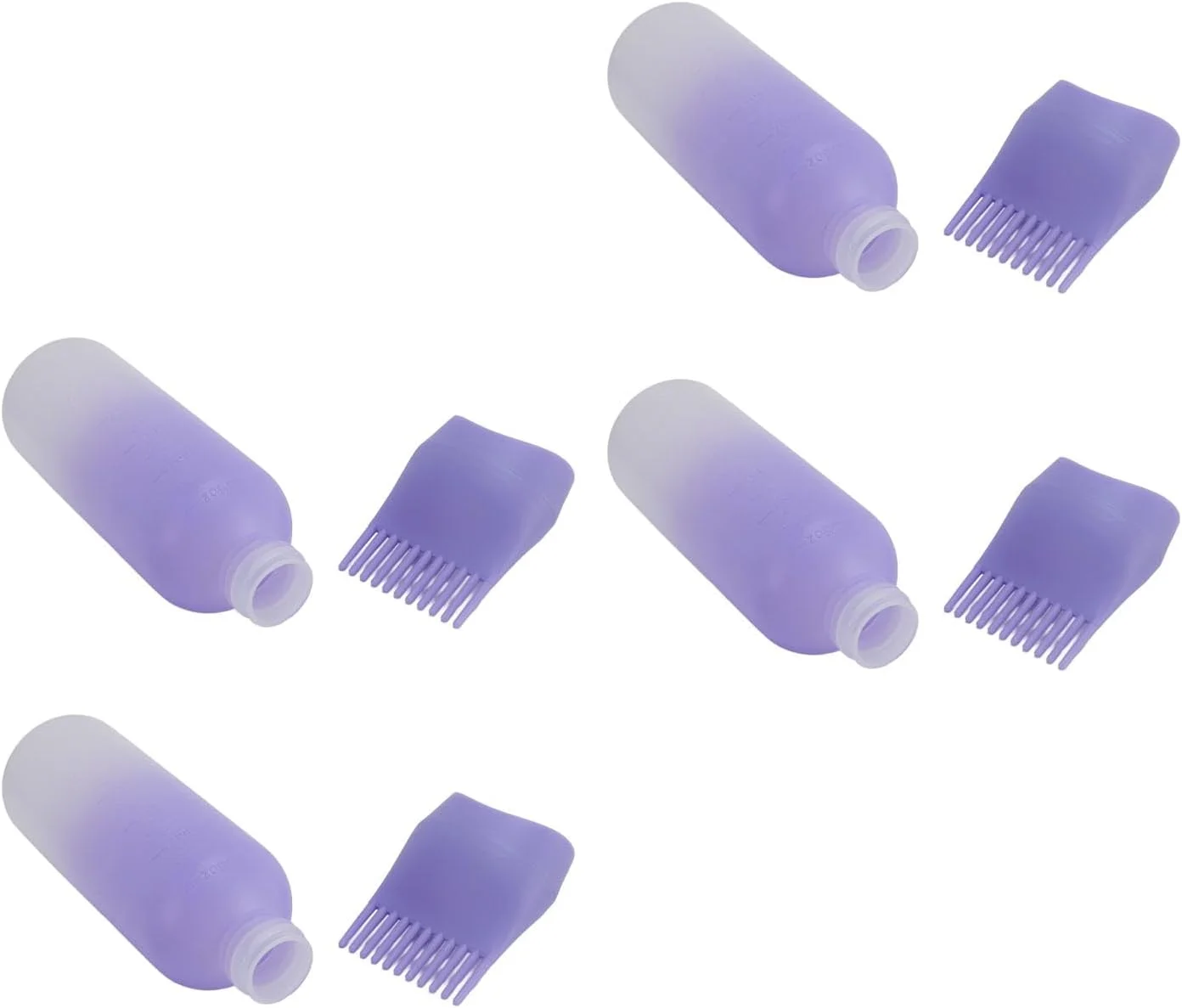 بطری رنگ مو سایری سورا با مقیاس مدرج، طراحی ارگونومیک، مواد PP ممتاز برای آرایشگر با راحتی (گرادیان بنفش) بطری رنگ مو سایری سورا با مقیاس مدرج، طراحی ارگونومیک، مواد PP ممتاز برای آرایشگر با راحتی (گرادیان بنفش)