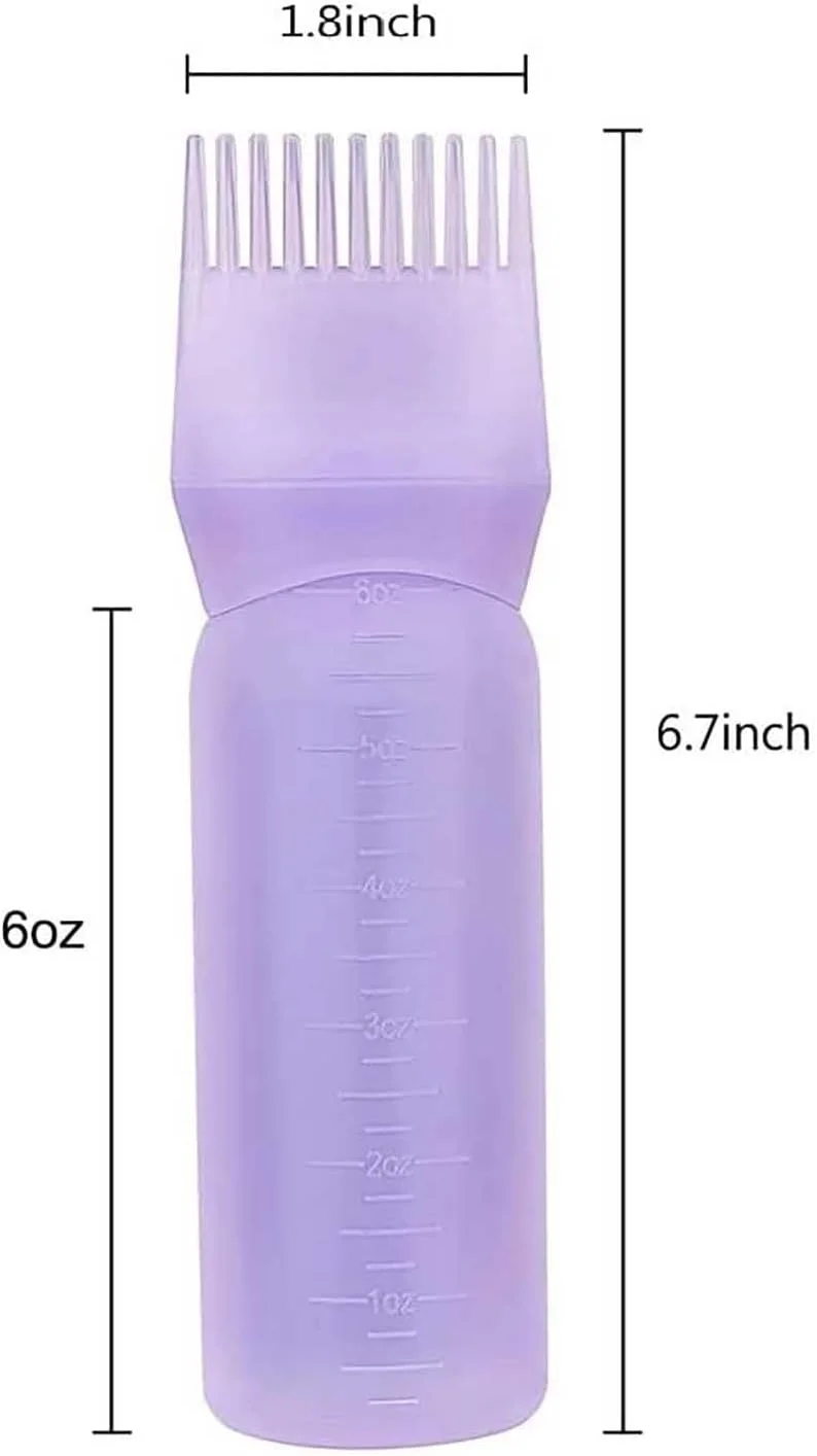 اپلیکاتور روغن مو، بسته 3 عددی بطری برس رنگ مو، 3 عدد بطری اپلیکاتور شانه ریشه 177 میلی لیتری اپلیکاتور روغن برای رنگ مو، با مقیاس مدرج اپلیکاتور روغن مو، بسته 3 عددی بطری برس رنگ مو، 3 عدد بطری اپلیکاتور شانه ریشه 177 میلی لیتری اپلیکاتور روغن برای رنگ مو، با مقیاس مدرج