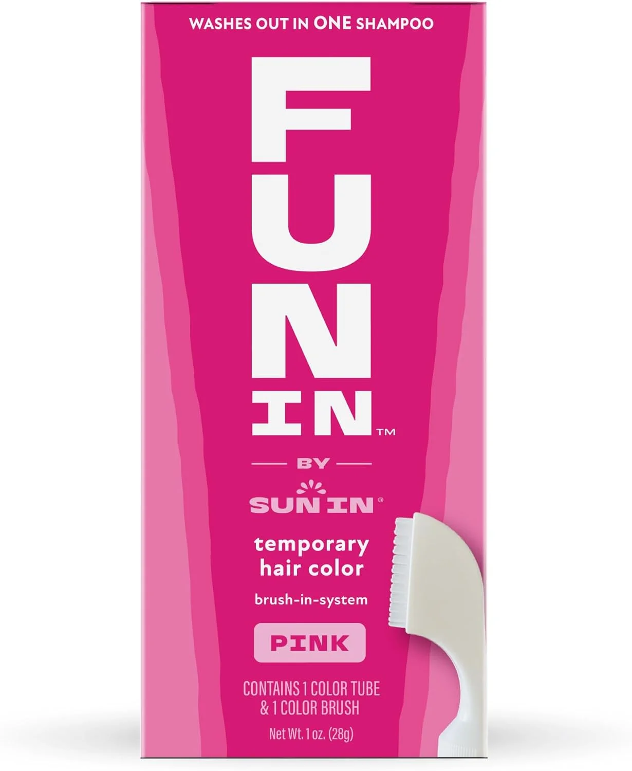 رنگ موی موقت سان این، صورتی - اپلیکاتور برس آسان، با یک شامپو شسته می شود، بدون گلوتن، بدون پارابن، بدون الکل، بدون تست حیوانی رنگ موی موقت سان این، صورتی - اپلیکاتور برس آسان، با یک شامپو شسته می شود، بدون گلوتن، بدون پارابن، بدون الکل، بدون تست حیوانی